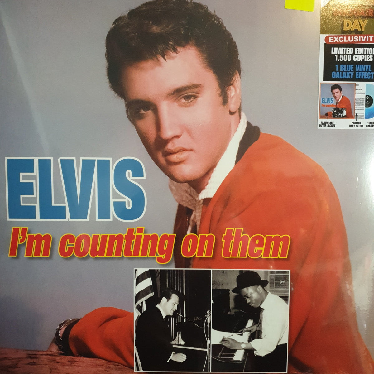 Elvis Presley Im Counting On Them Blue Coloured Vinyl Rsd 2024