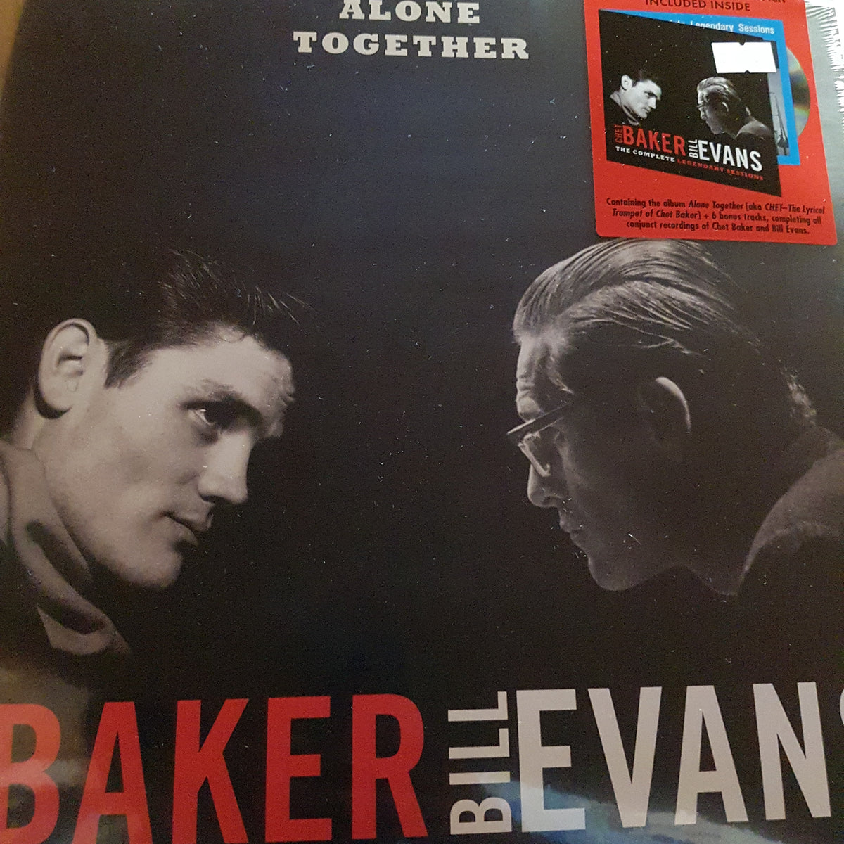 CHET BAKER AND BILL EVANS - ALONE TOGETHER (CD INCLUDED) VINYL ...