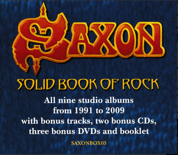 11CD＋3DVD！SAXON/サクソン/ SOLID BOOK OF ROCK-