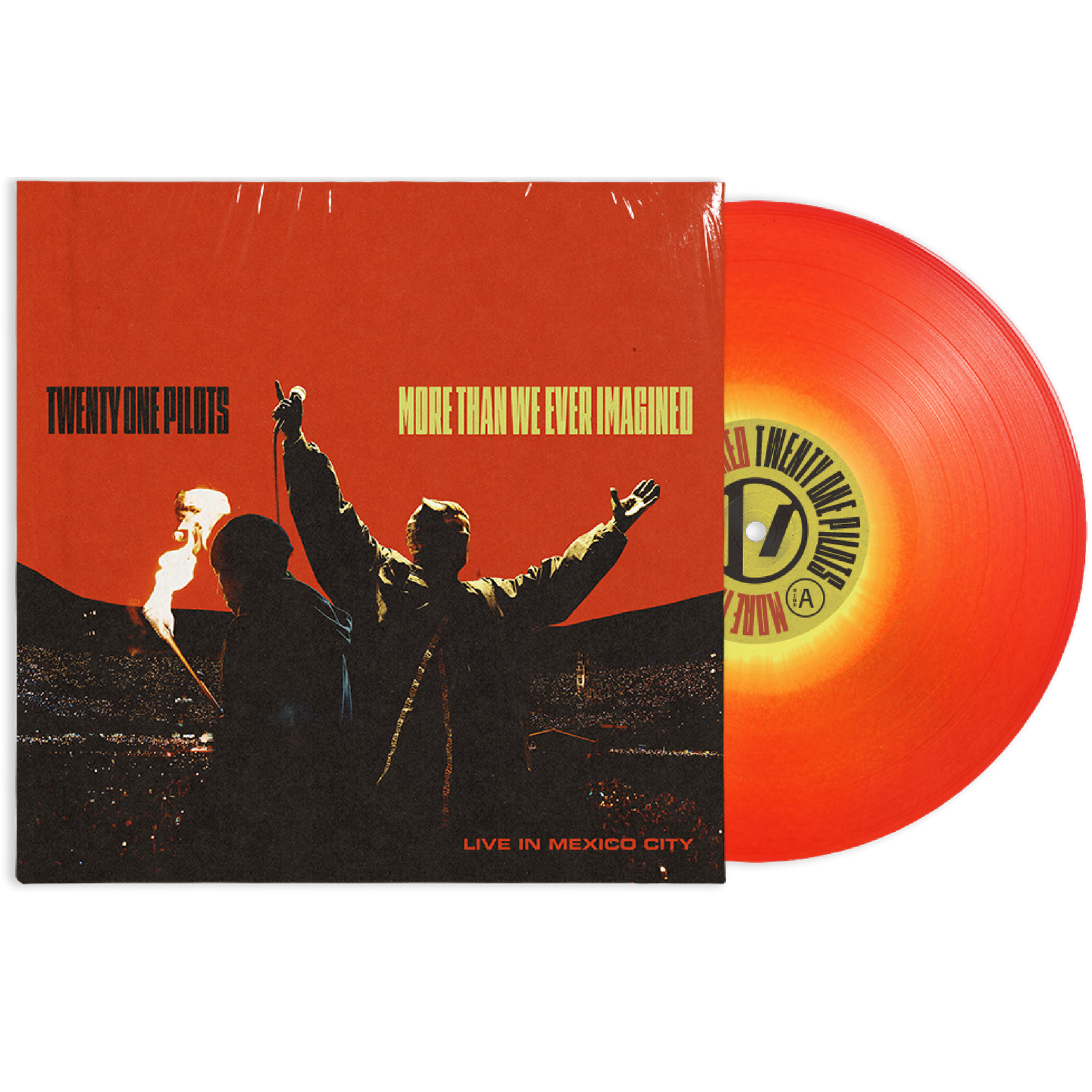TWENTY ONE PILOTS - MORE THAN WE EVER IMAGINED : LIVE IN MEXICO CITY (2LP) (RED/YELLOW COLOURED) VINYL