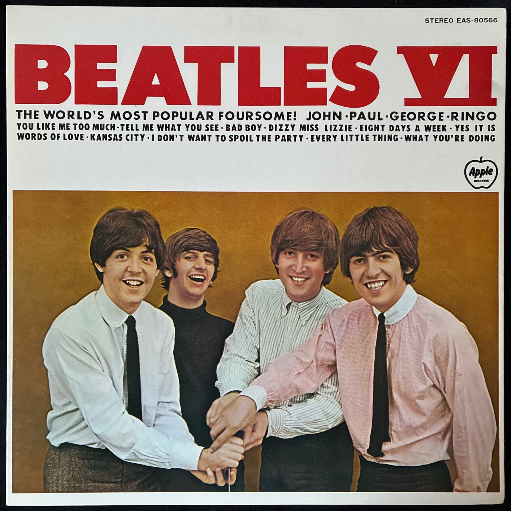 BEATLES - BEATLES VI (USED VINYL 1976 JAPAN M-/EX+)