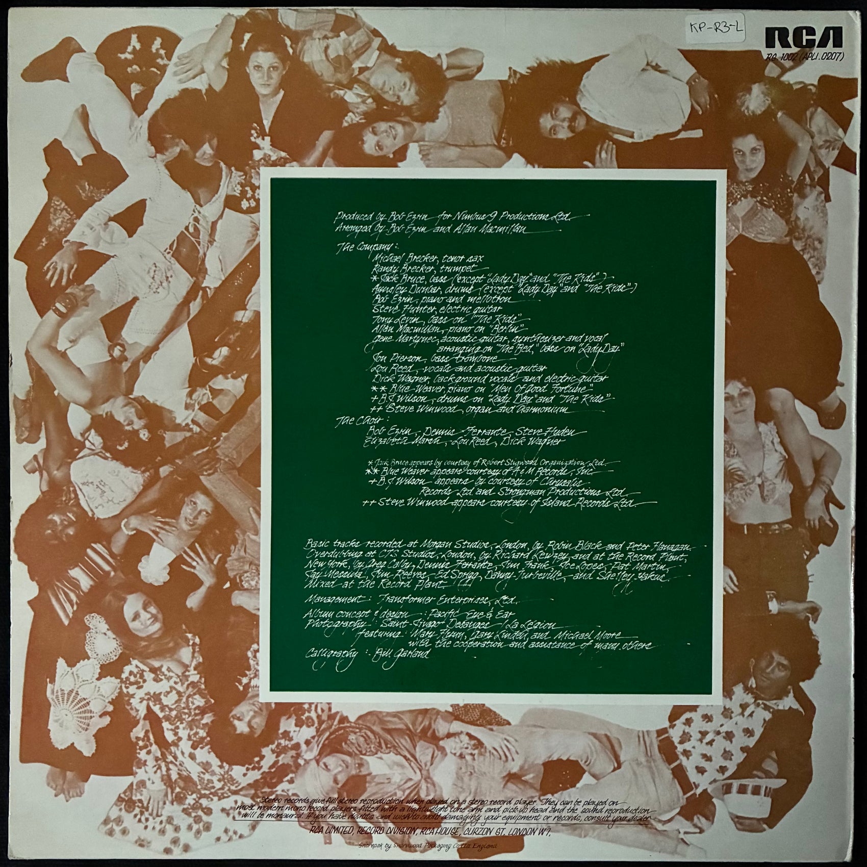 LOU REED - BERLIN (FIRST PRESSING) (USED VINYL 1973 UK EX/EX+)