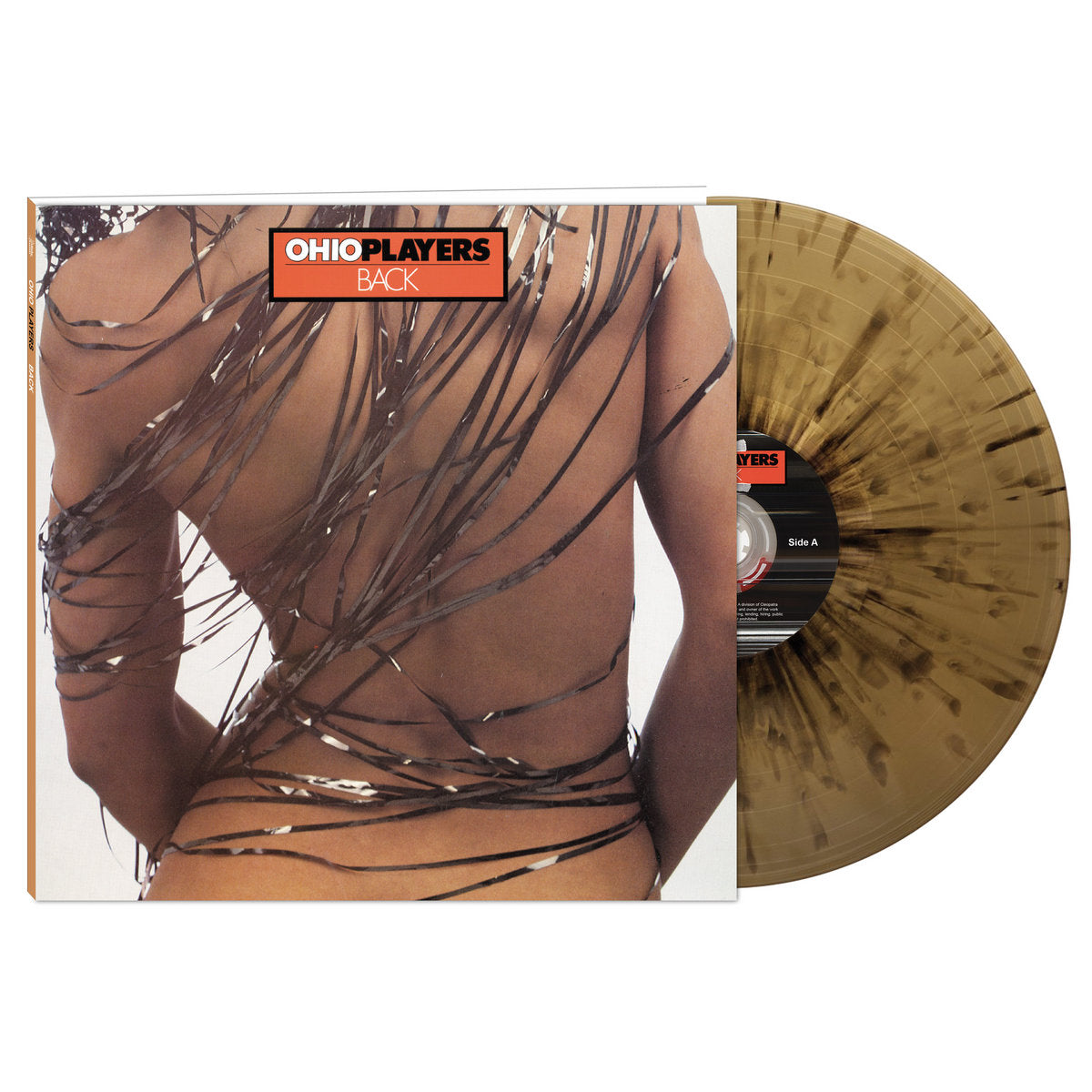 OHIO PLAYERS - BACK (GOLD/BLACK SPLATTER) VINYL