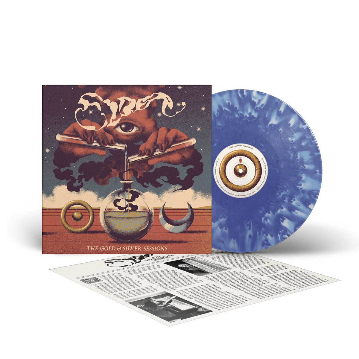 ELDER - THE GOLD & SILVER SESSIONS (BLUE COSMIC NEBULA) VINYL