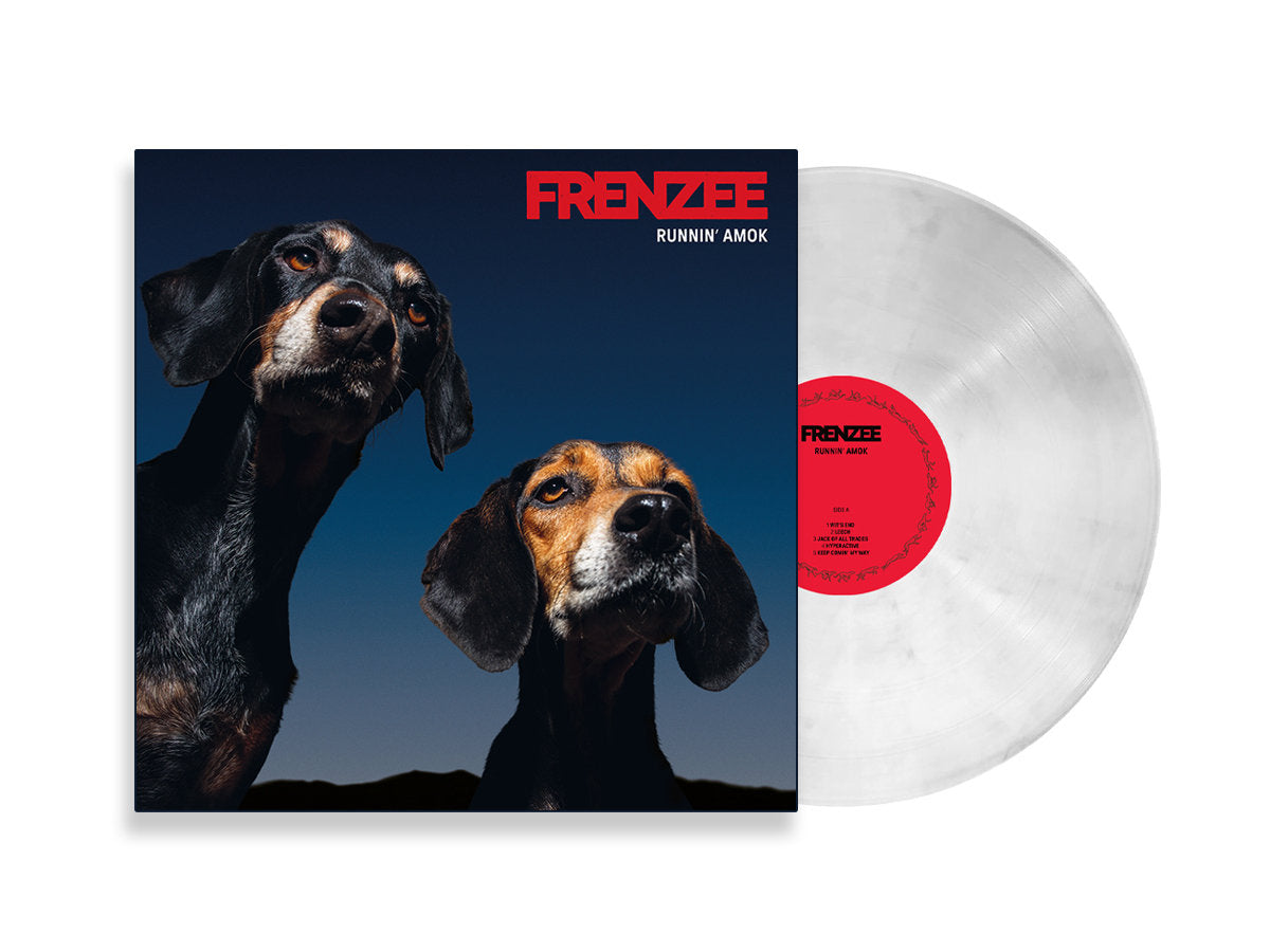 FRENZEE - RUNNIN' AMOK (QUARTZ COLOURED) VINYL