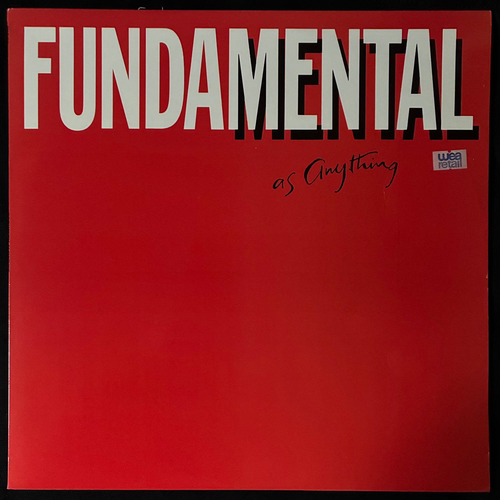 MENTAL AS ANYTHING - FUNDAMENTAL AS ANYTHING (USED VINYL 1984 AUS EX+/EX+)