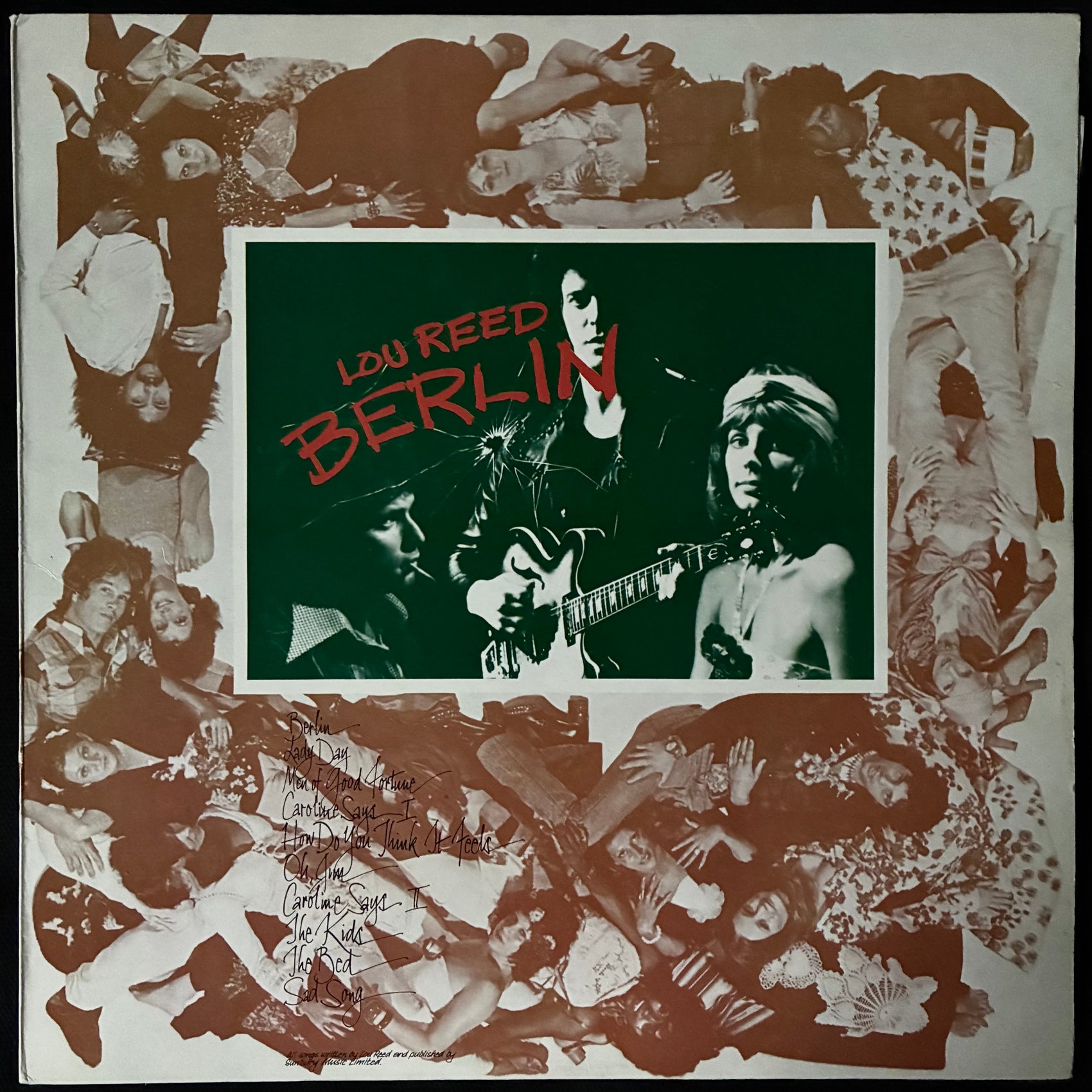 LOU REED - BERLIN (FIRST PRESSING) (USED VINYL 1973 UK EX/EX+)