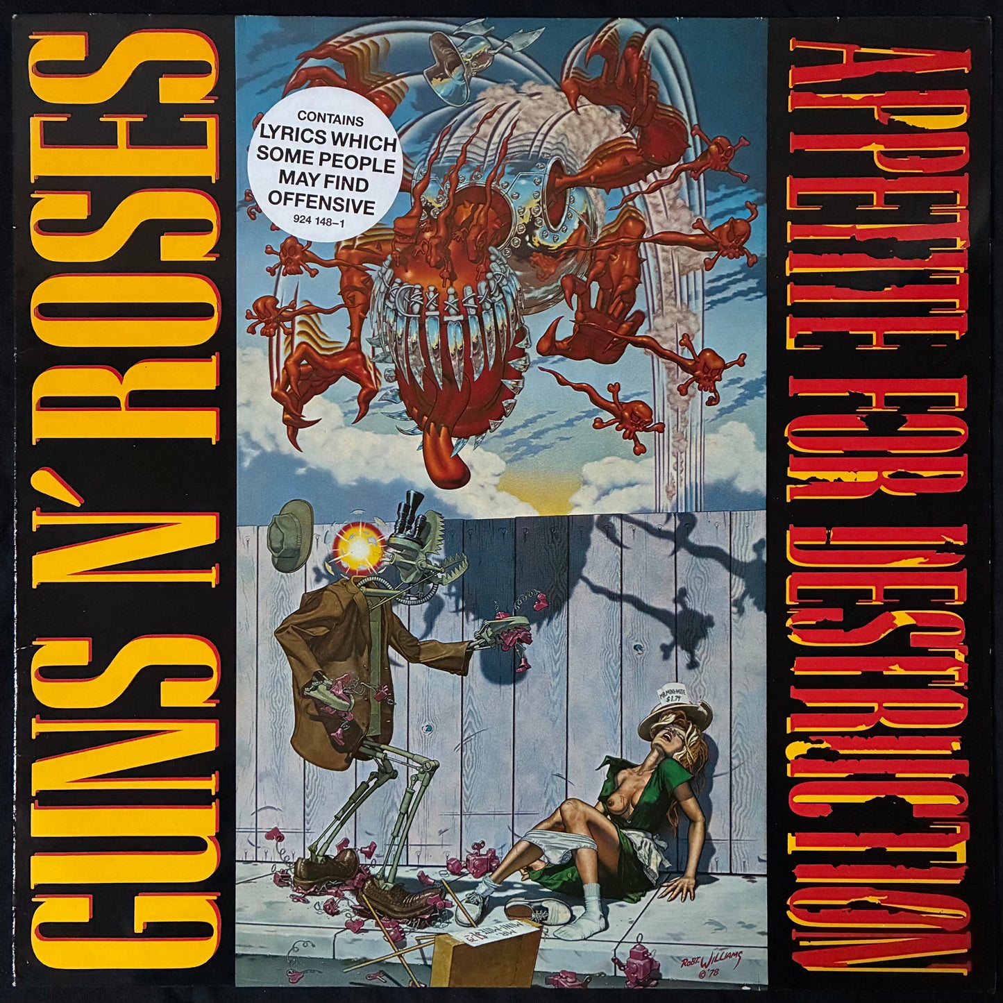 GUNS N' ROSES - APPETITE FOR DESTRUCTION (FIRST PRESSING) (USED VINYL 1987 EU EX+/EX+)