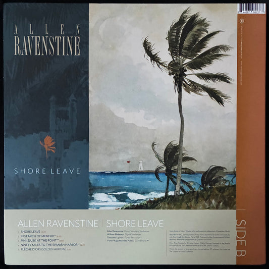 ALLEN RAVENSTINE - ELECTRON MUSIC | SHORE LEAVE (12" EP) (ORANGE COLOURED) (USED VINYL 2020 CANADA M-/M-)