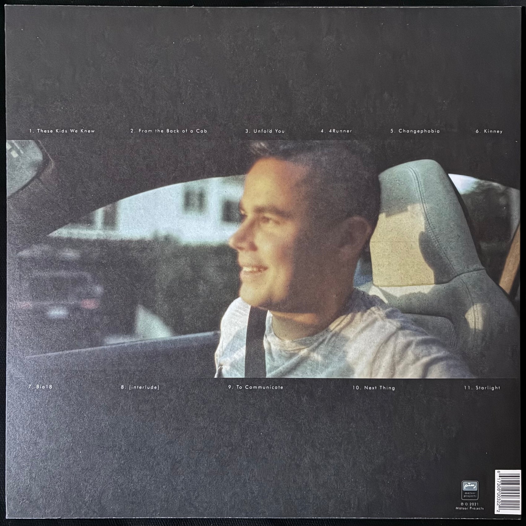 ROSTAM - LP2 : CHANGEPHOBIA (CLEAR COLOURED) (USED VINYL 2021 M-/M-)