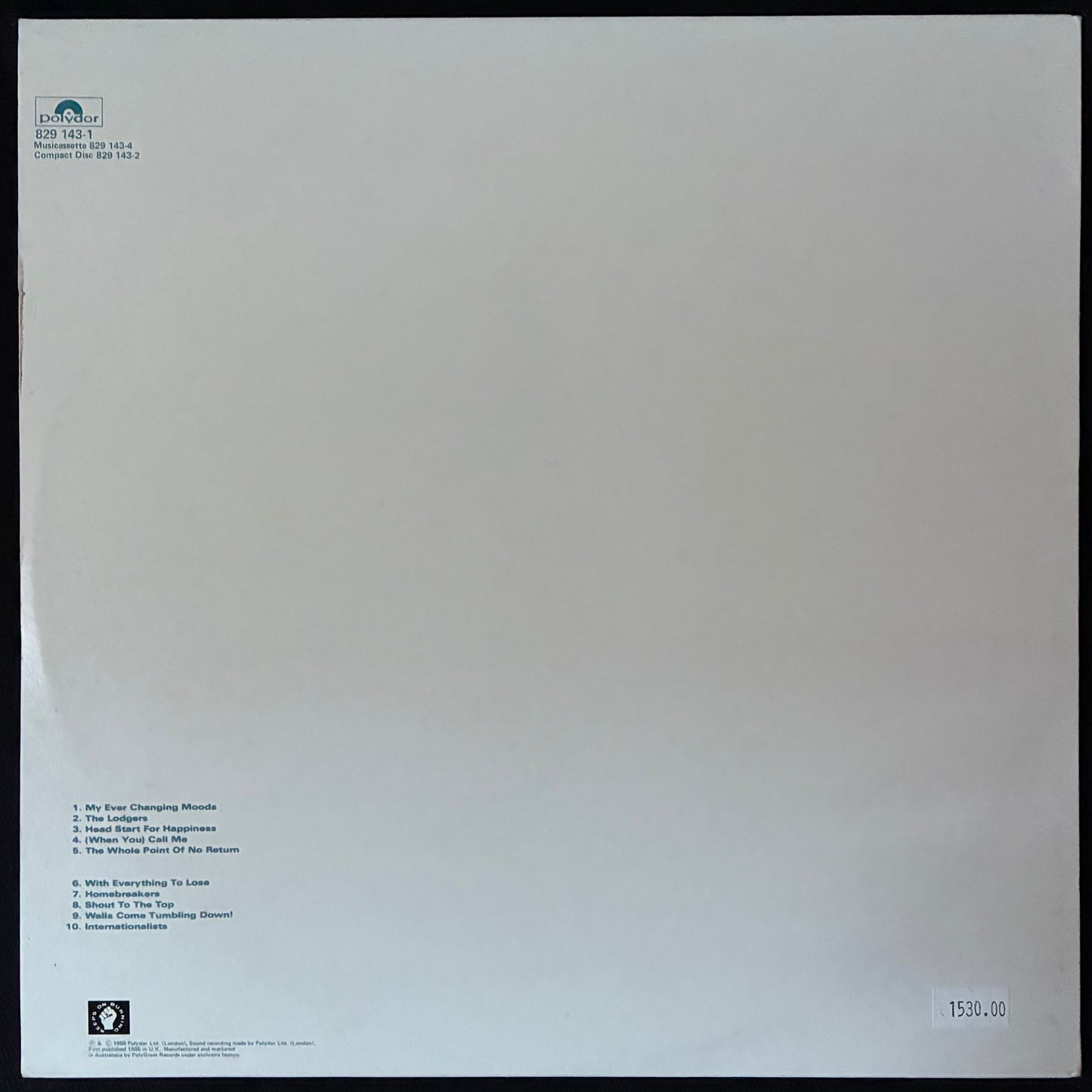 STYLE COUNCIL - THE STYLE COUNCIL LIVE! (USED VINYL 1986 AUS M-/EX+)