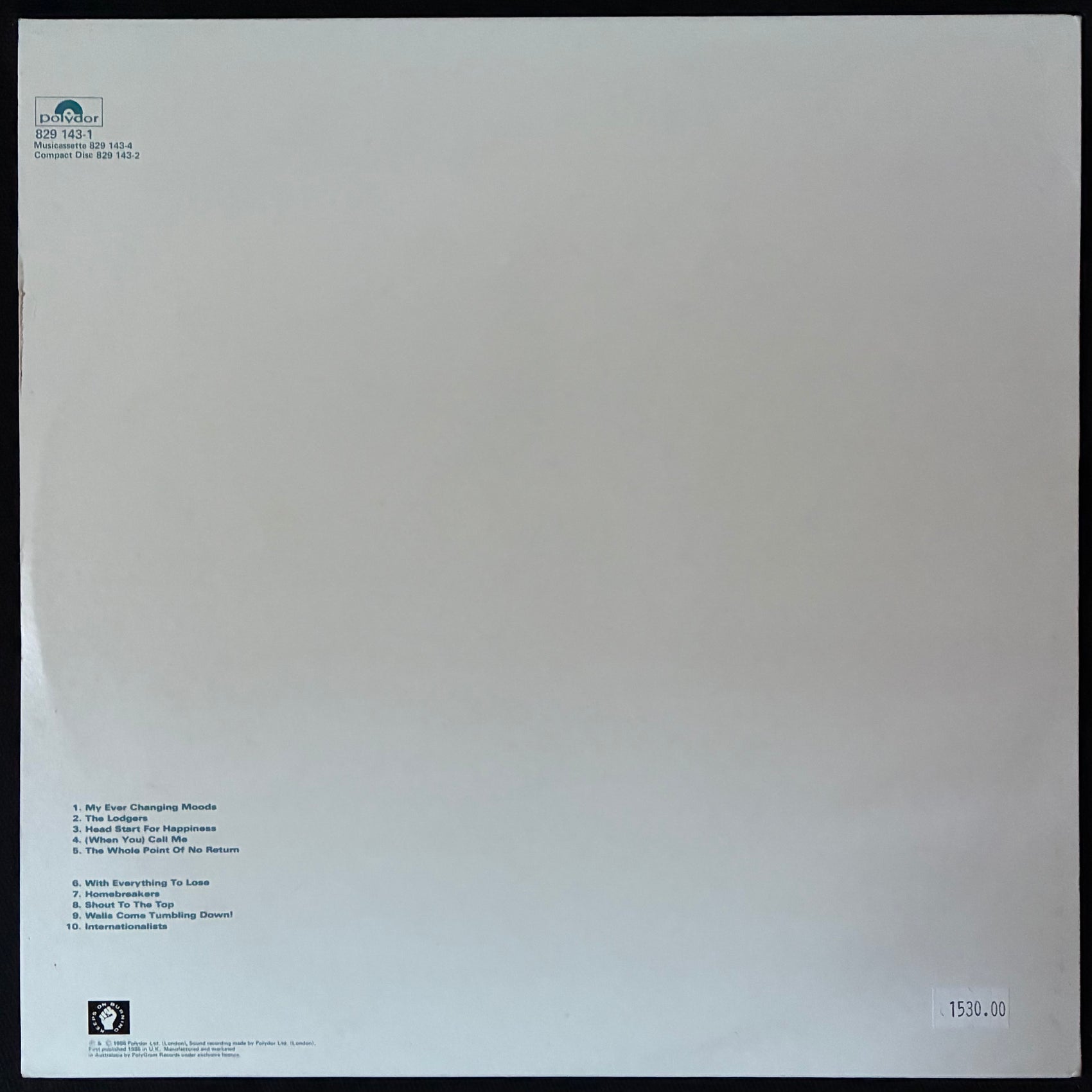 STYLE COUNCIL - THE STYLE COUNCIL LIVE! (USED VINYL 1986 AUS M-/EX+)