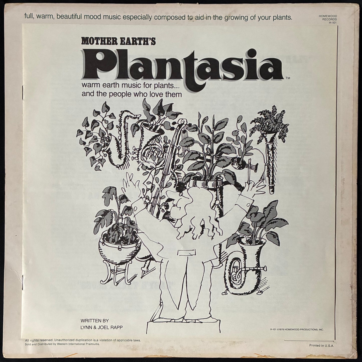 MORT GARSON - MOTHER EARTH'S PLANTASIA (USED VINYL 1978 US EX/VG)