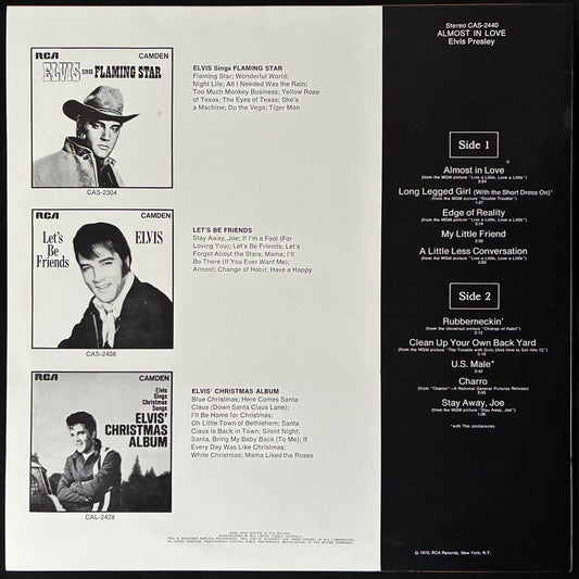 ELVIS PRESLEY - ALMOST IN LOVE (USED VINYL AUS M-/M-)