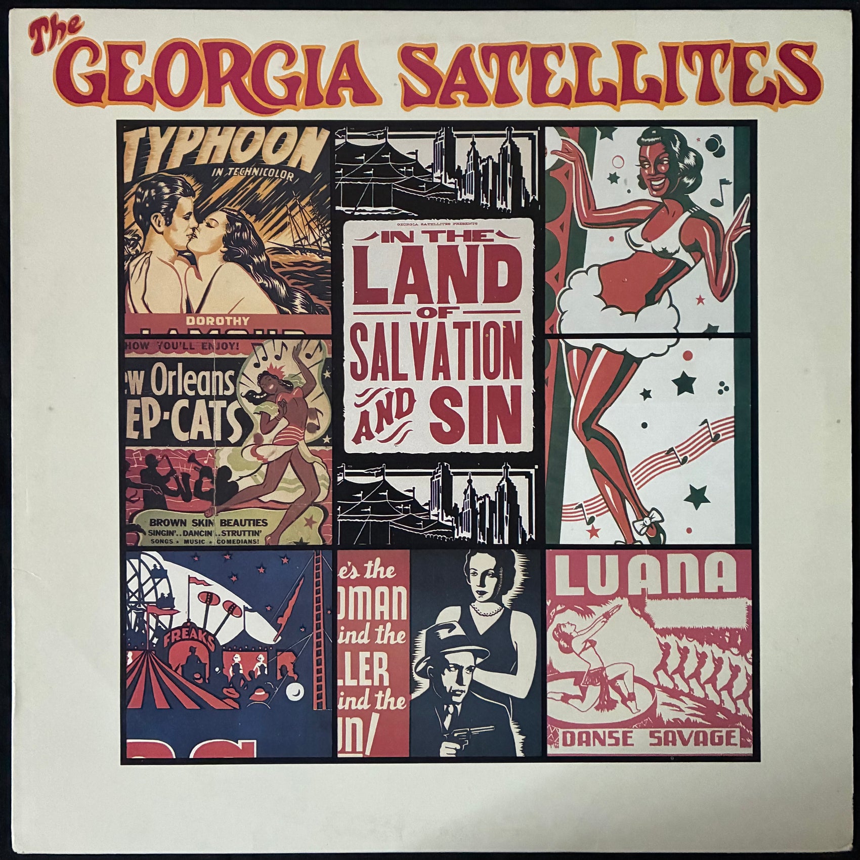 GEORGIA SATELLITES - IN THE LAND OF SALVATION AND SIN (USED VINYL 1989 AUS M-/M-)