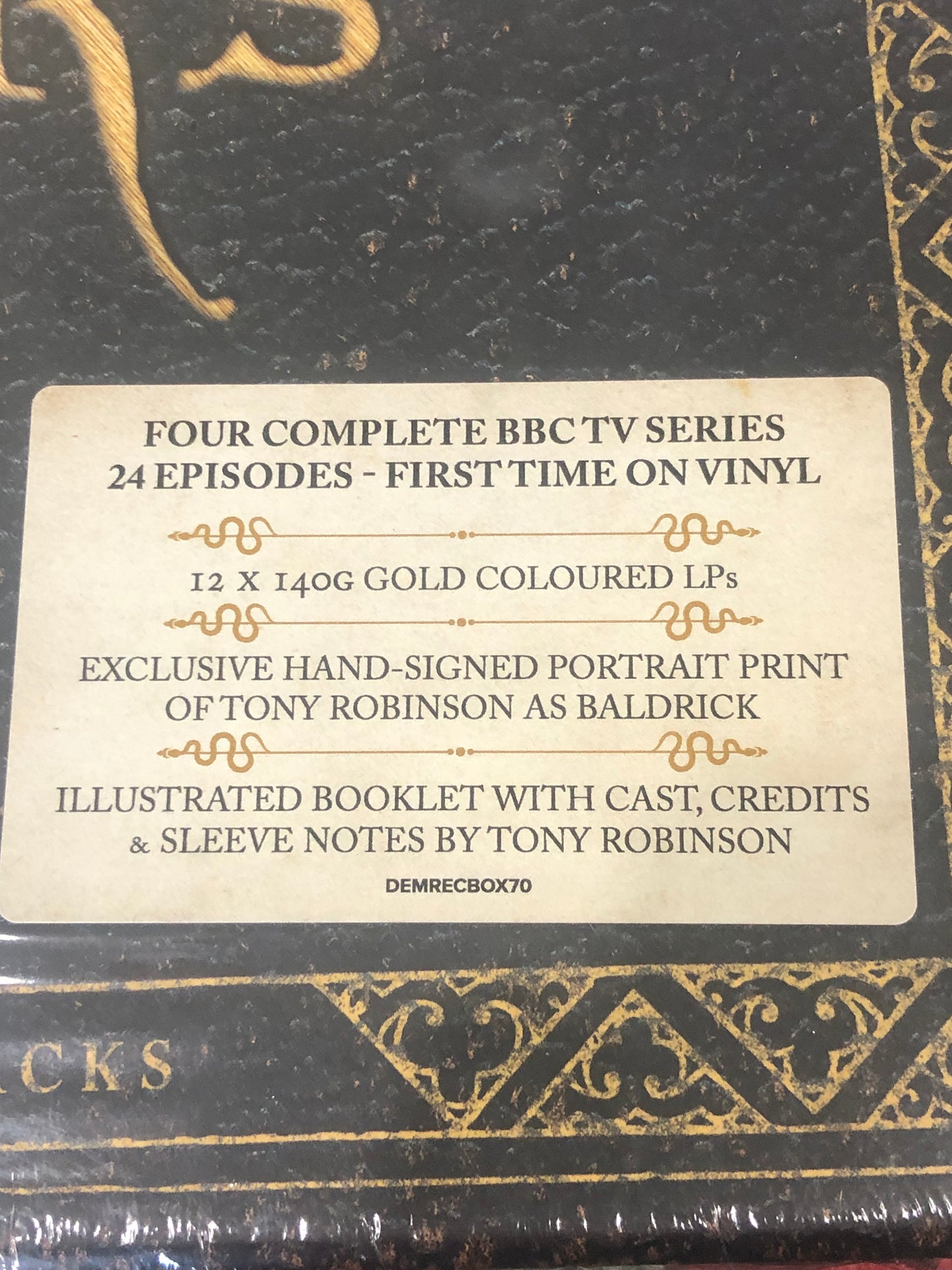 BLACKADDER - BLACKADDER'S HISTORICAL RECORD (12LP BOX SET+SIGNED PRINT) VINYL