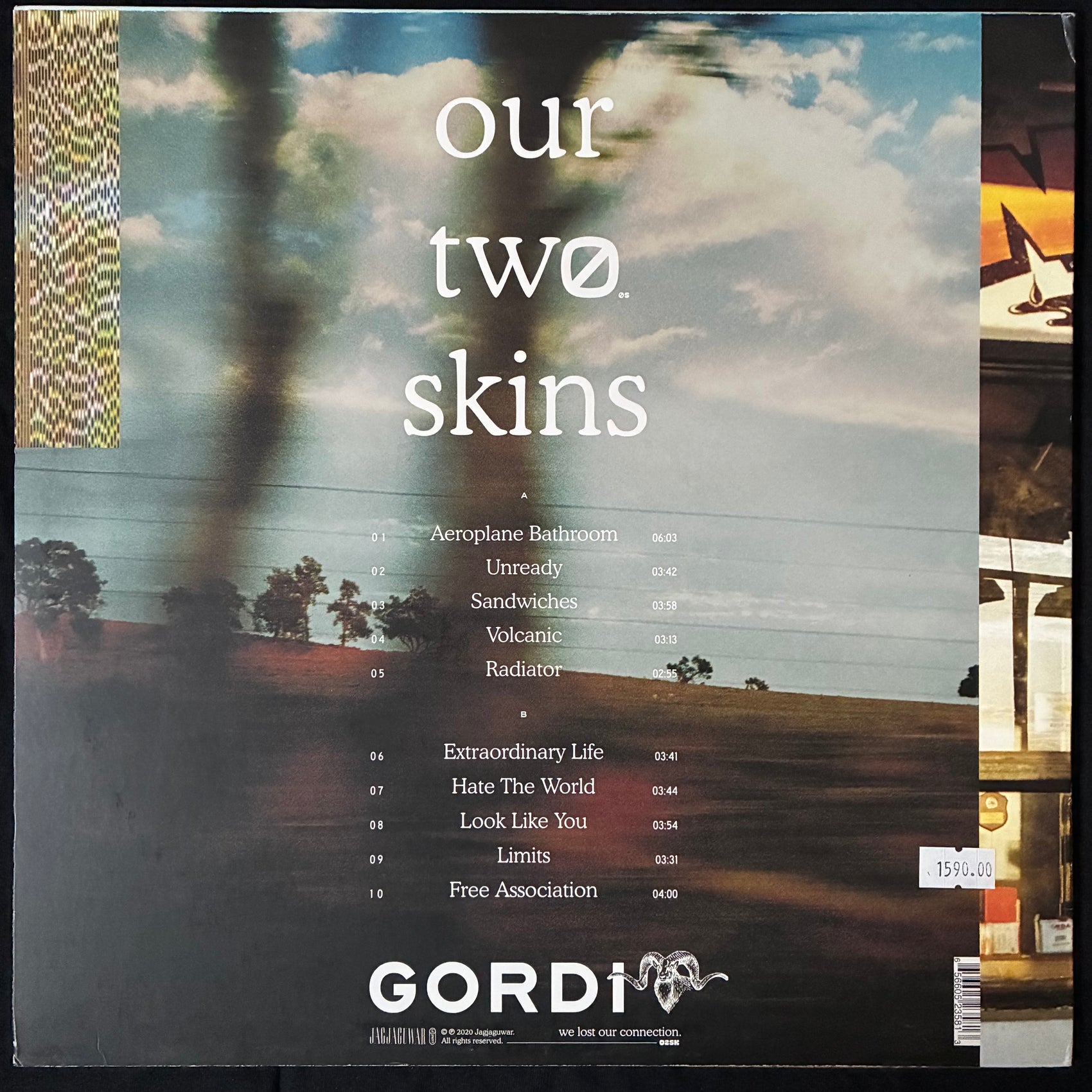 GORDI - OUR TWO SKINS (USED VINYL 2020 US M-/M-)