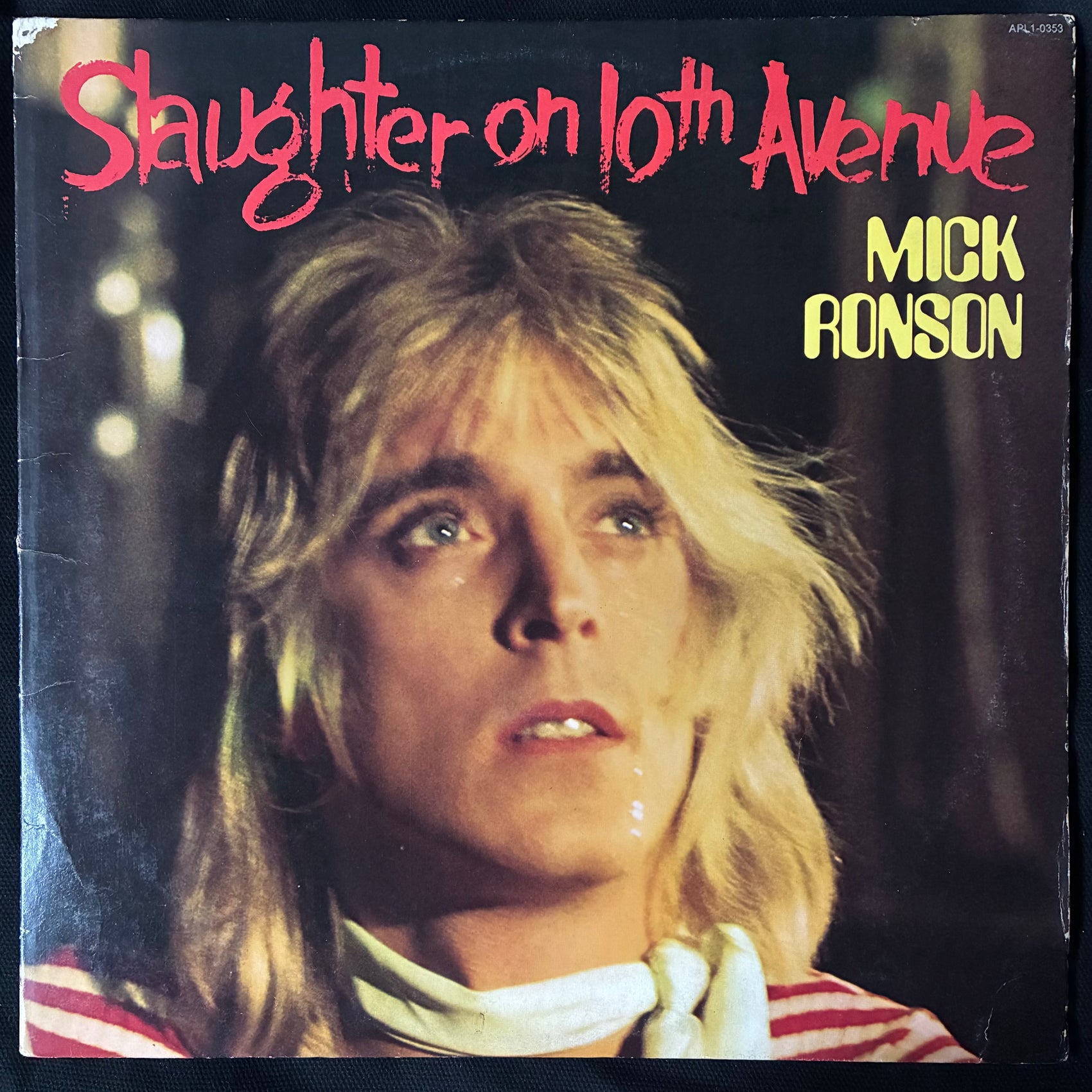 MICK RONSON - SLAUGHTER ON 10TH AVENUE (USED VINYL 1974 US EX/EX-)