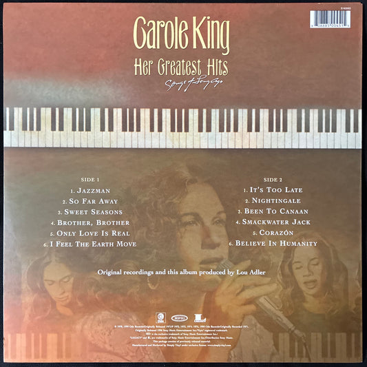 CAROLE KING - HER GREATEST HITS (USED VINYL 1999 US M-/M-)