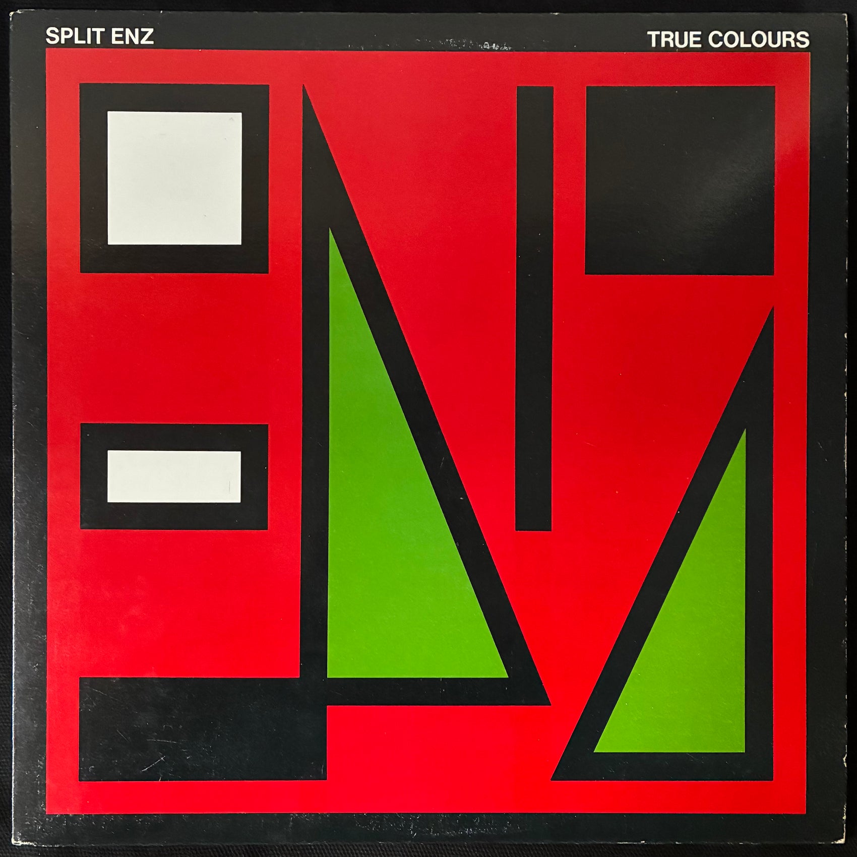 SPLIT ENZ - TRUE COLOURS (USED VINYL 1980 CANADA M-/EX+)