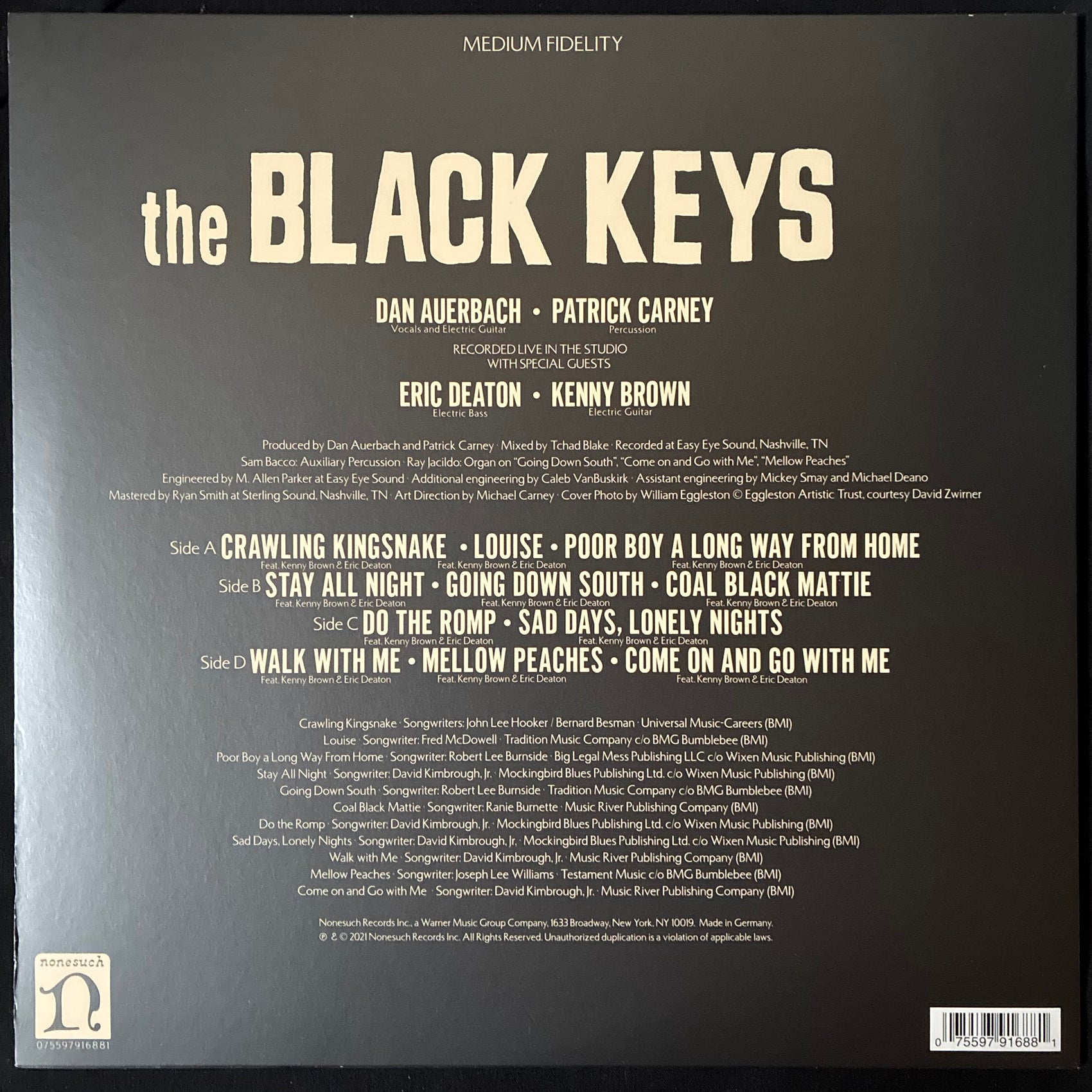 BLACK KEYS - DELTA KREAM (2LP) (USED VINYL 2021 EU M-/M-)