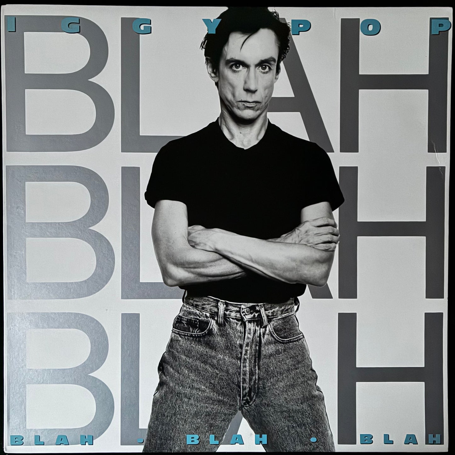 IGGY POP  - BLAH BLAH BLAH (USED VINYL 1986 AUS M-/M-)