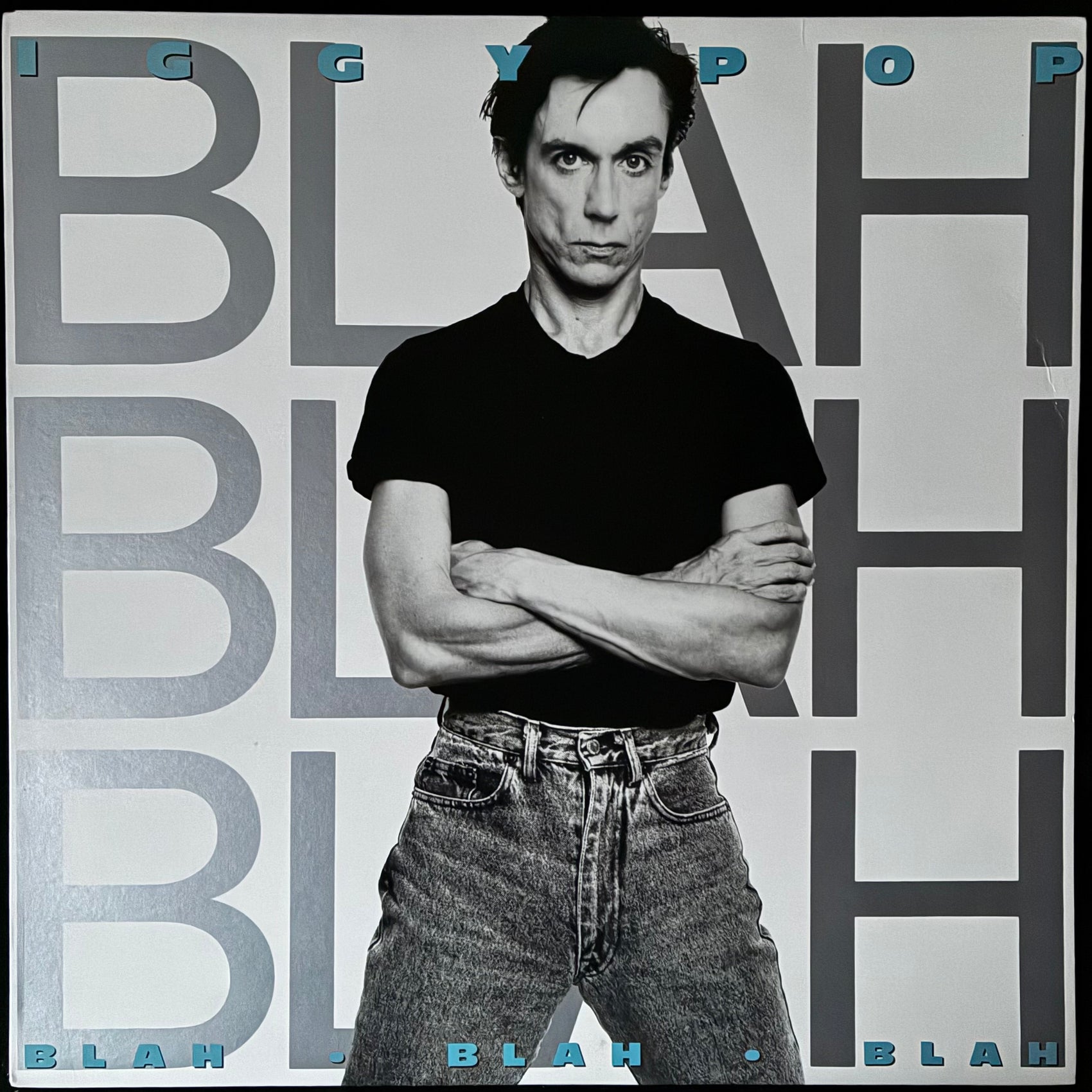 IGGY POP  - BLAH BLAH BLAH (USED VINYL 1986 AUS M-/M-)