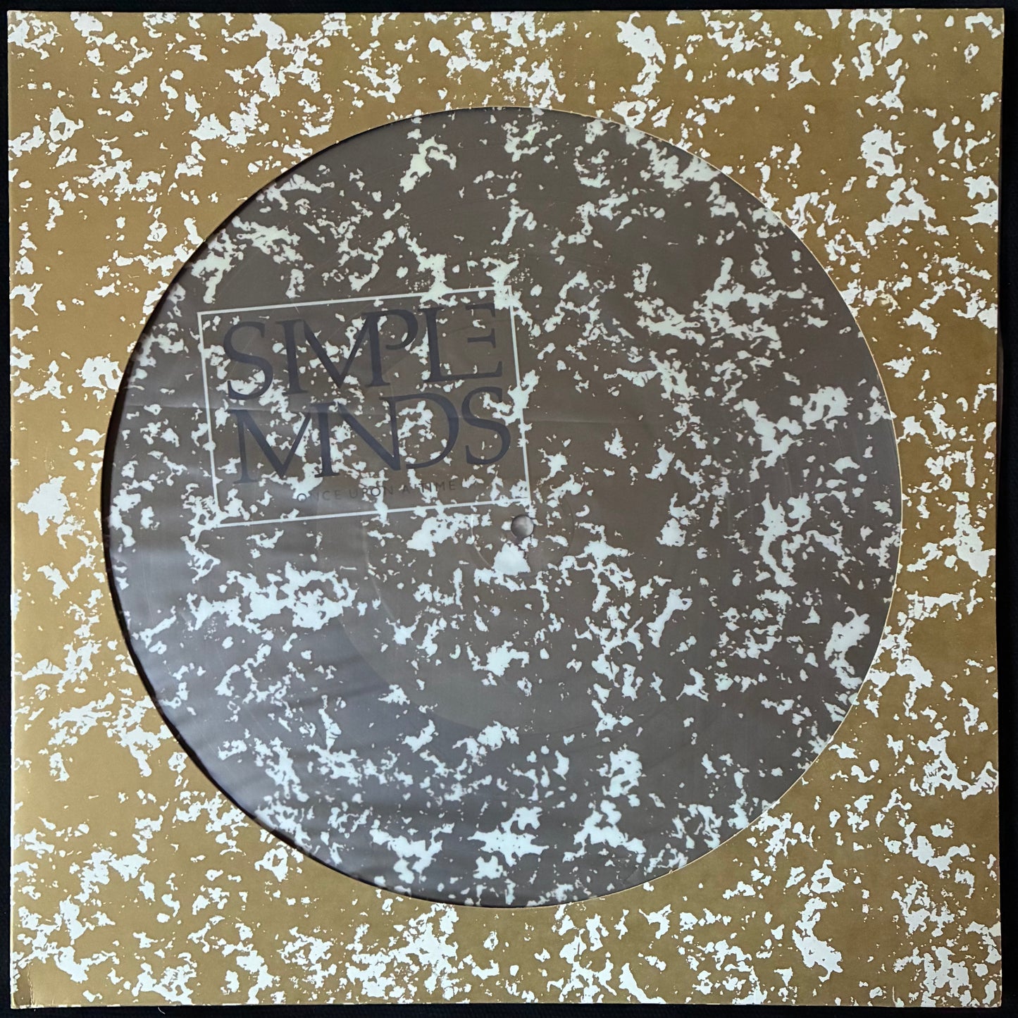 SIMPLE MINDS - ONCE UPON A TIME (PICTURE DISC) (USED VINYL 1985 UK M-/M-)
