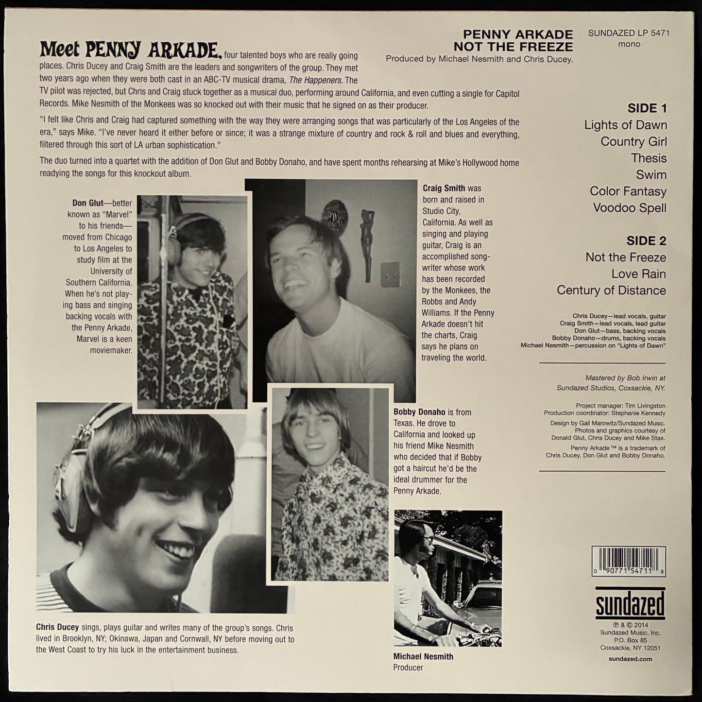 PENNY ARKADE - NOT THE FREEZE (180GM) (USED VINYL 2014 US M-/M-)