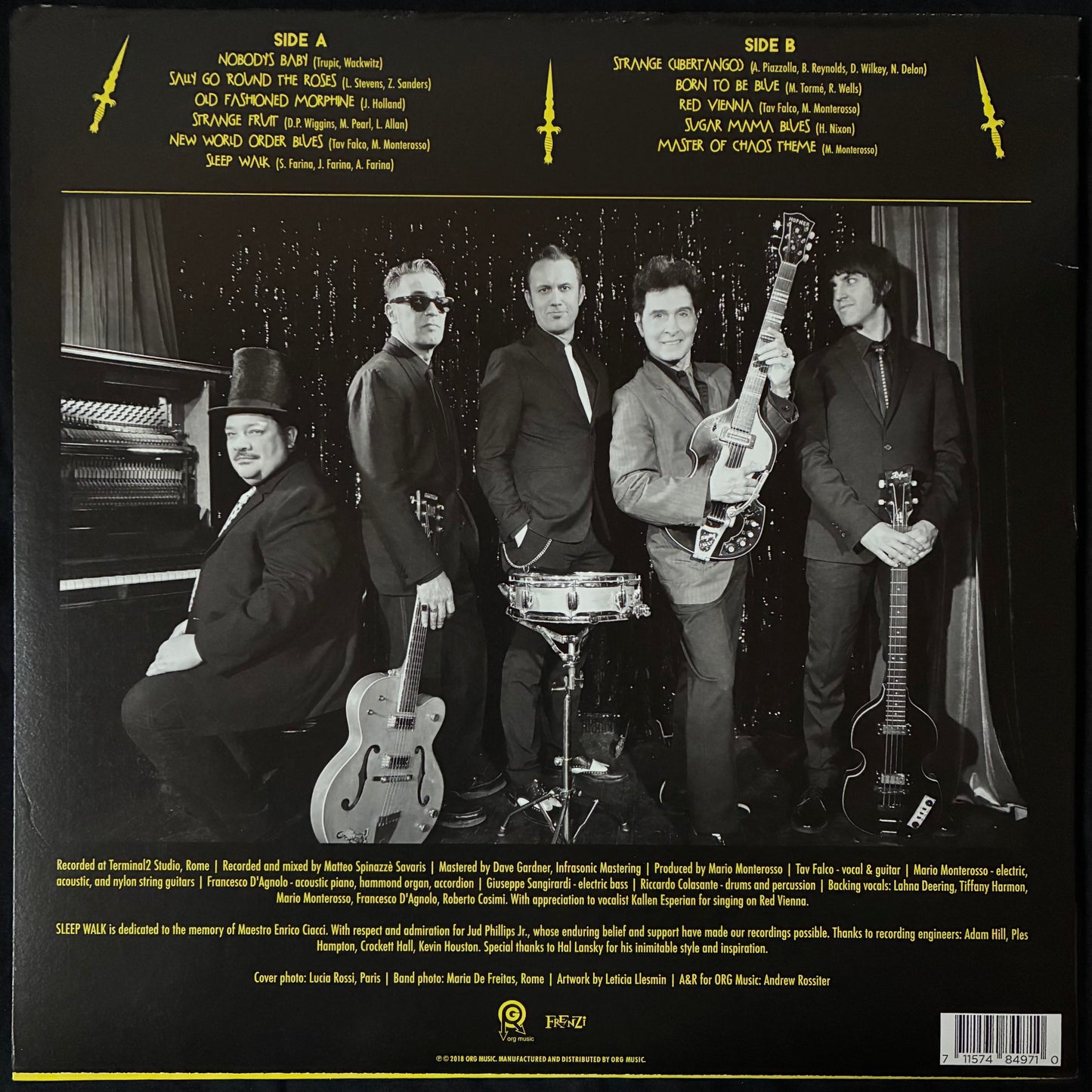 TAV FALCO - CABARET OF DAGGERS (USED VINYL 2018 US M-/M-)