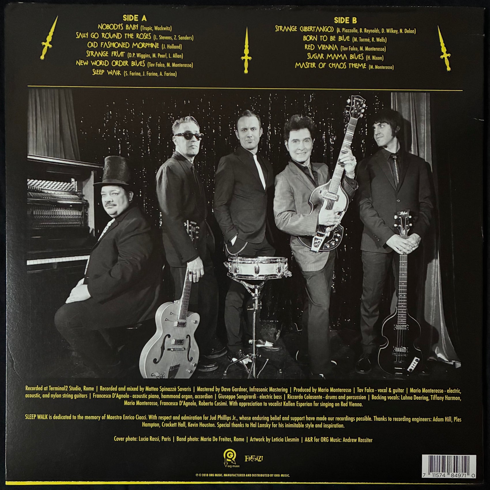 TAV FALCO - CABARET OF DAGGERS (USED VINYL 2018 US M-/M-)