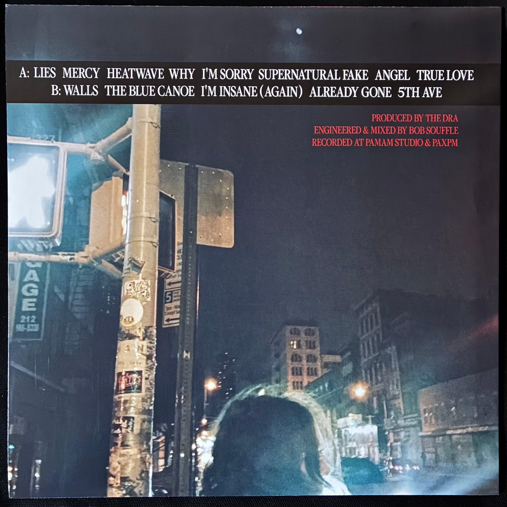 RYAN ADAMS - HEATWAVE (CLEAR/BLACK SMOKE) (USED VINYL 2024 US M-/M-)