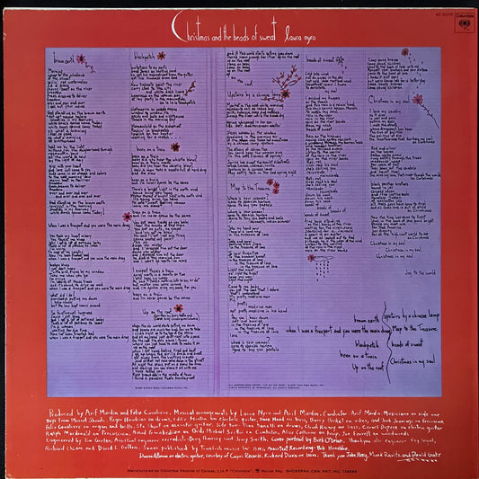 LAURA NYRO - CHRISTMAS AND THE BEADS OF SWEAT (USED VINYL CANADA M-/M-)