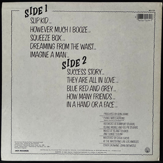 WHO - THE WHO BY NUMBERS (USED VINYL US M-/M-)