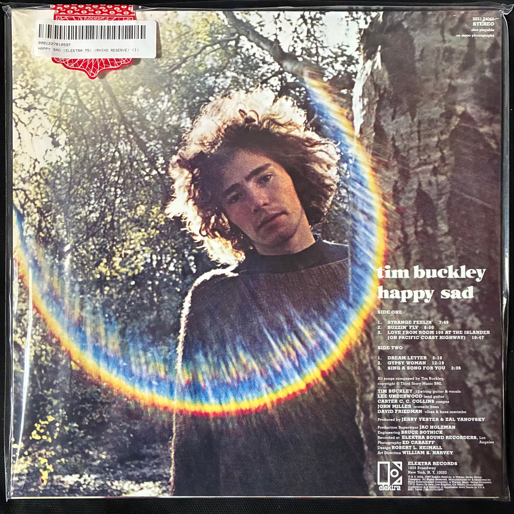 TIM BUCKLEY - HAPPY SAD (RHINO RESERVE) VINYL