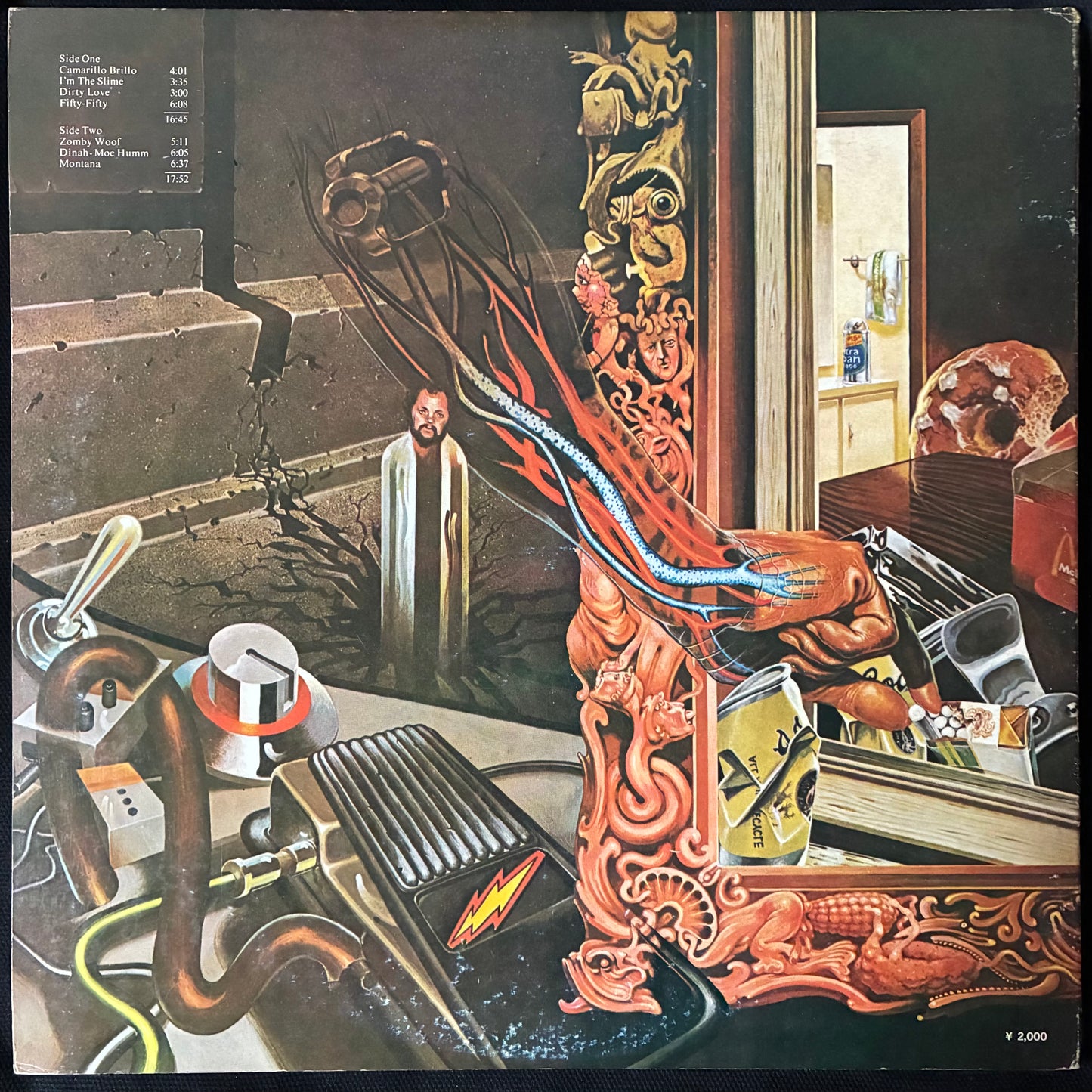 FRANK ZAPPA AND THE MOTHERS OF INVENTION - OVER-NITE SENSATION (WHITE LABEL PROMO) (USED VINYL 1973 JAPAN EX-/EX)
