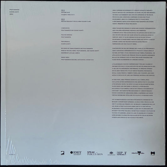 PHILIP SAMARTZIS & EUGENE EGHETTI - ARRAY (USED VINYL 2021 AUS M-/M-)