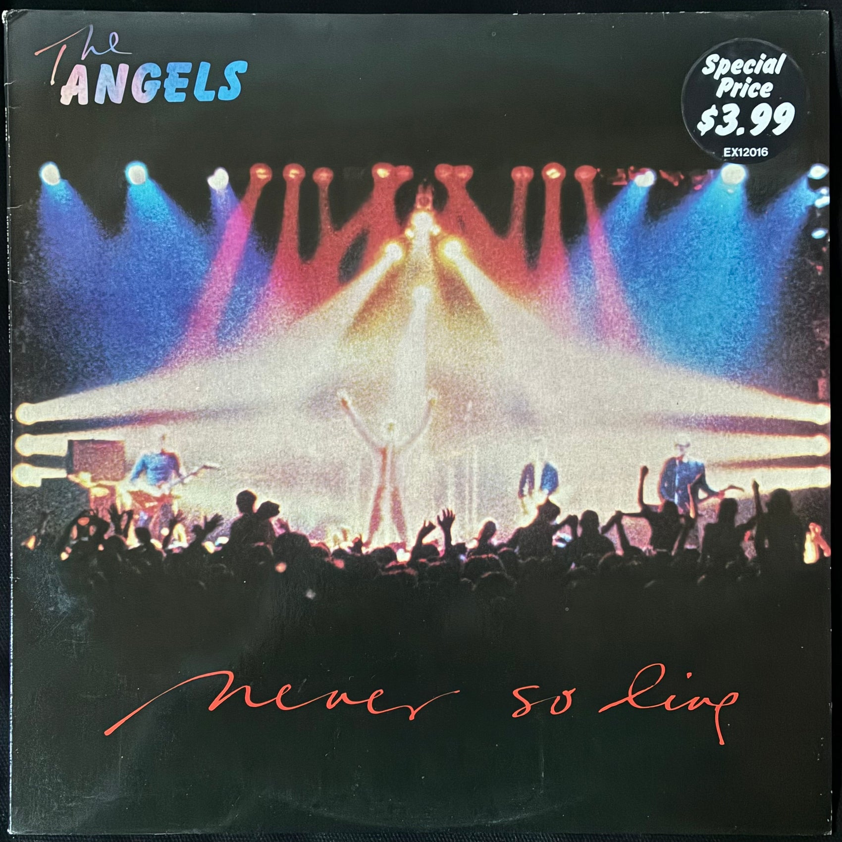 ANGELS - NEVER SO LIVE (EP) (USED VINYL 1981 AUS M-/M-)