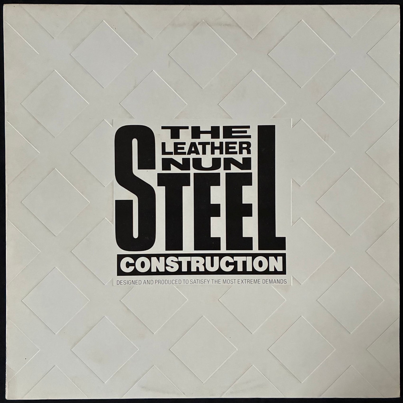 LEATHER NUN - STEEL CONSTRUCTION (USED VINYL 1987 UK/EU M-/EX)