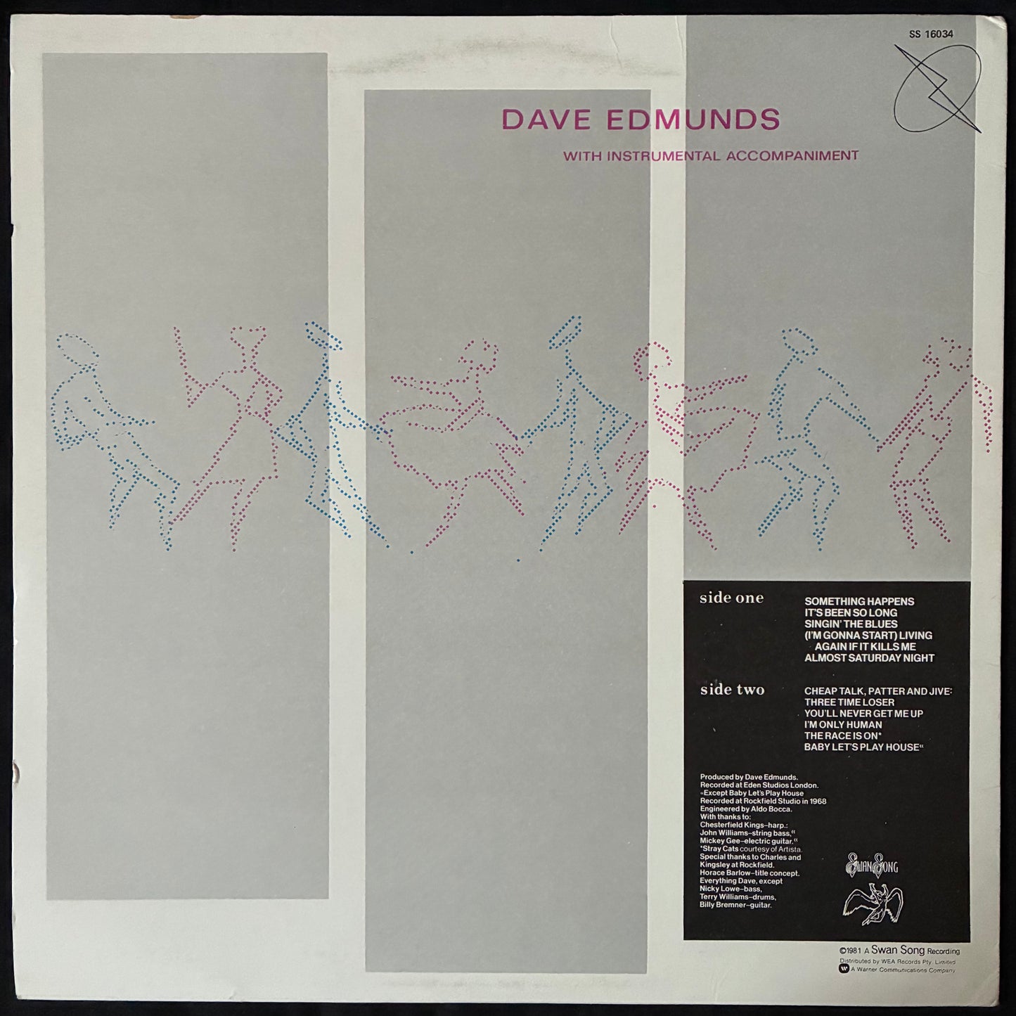 DAVE EDMUNDS - TWANGIN... (USED VINYL 1981 AUS M-/EX+)