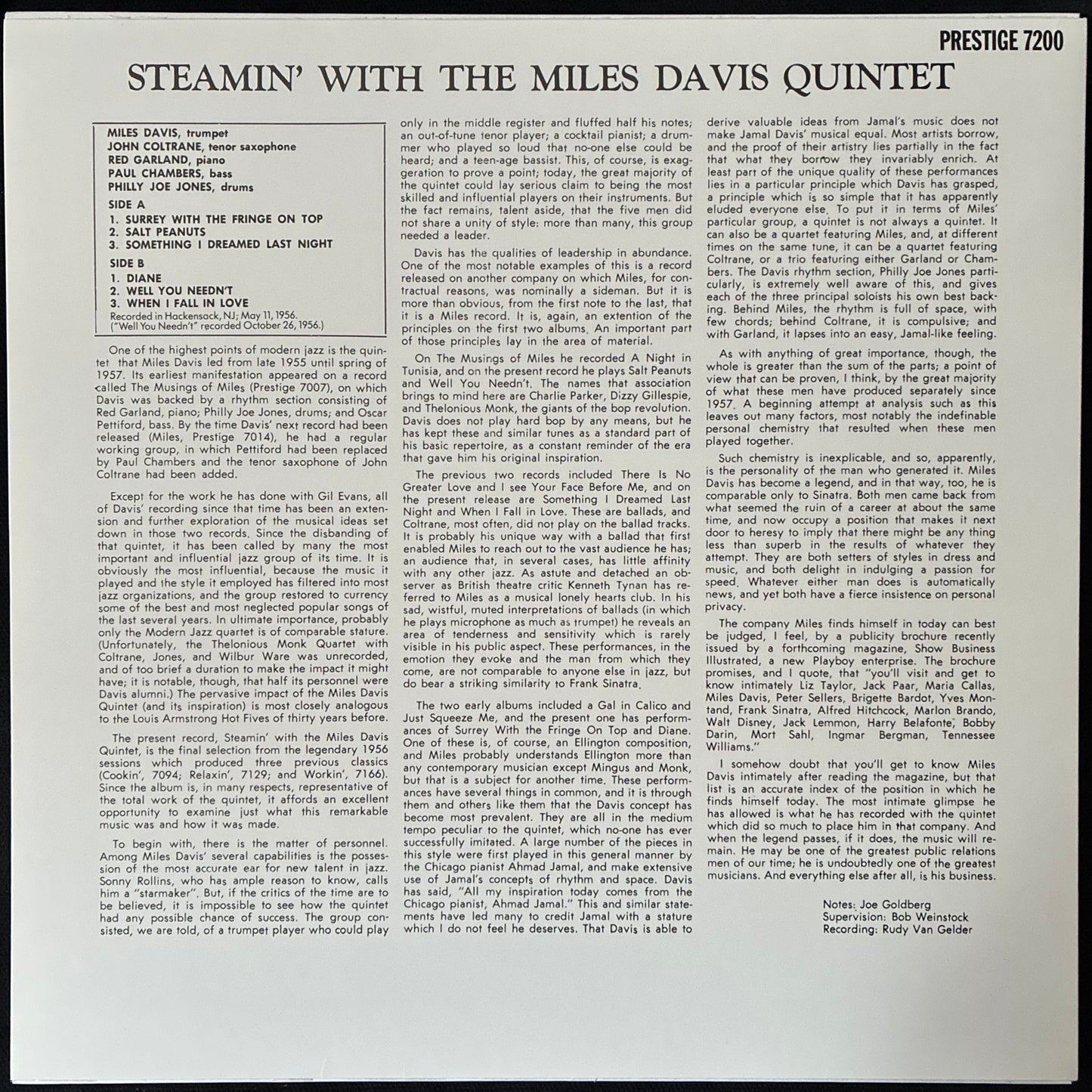 MILES DAVIS - THE GREAT PRESTIGE RECORDINGS (ANALOGUE PRODUCTIONS) (10x12" 180GM LPS) (USED VINYL 2008 US M-/M-) BOX SET