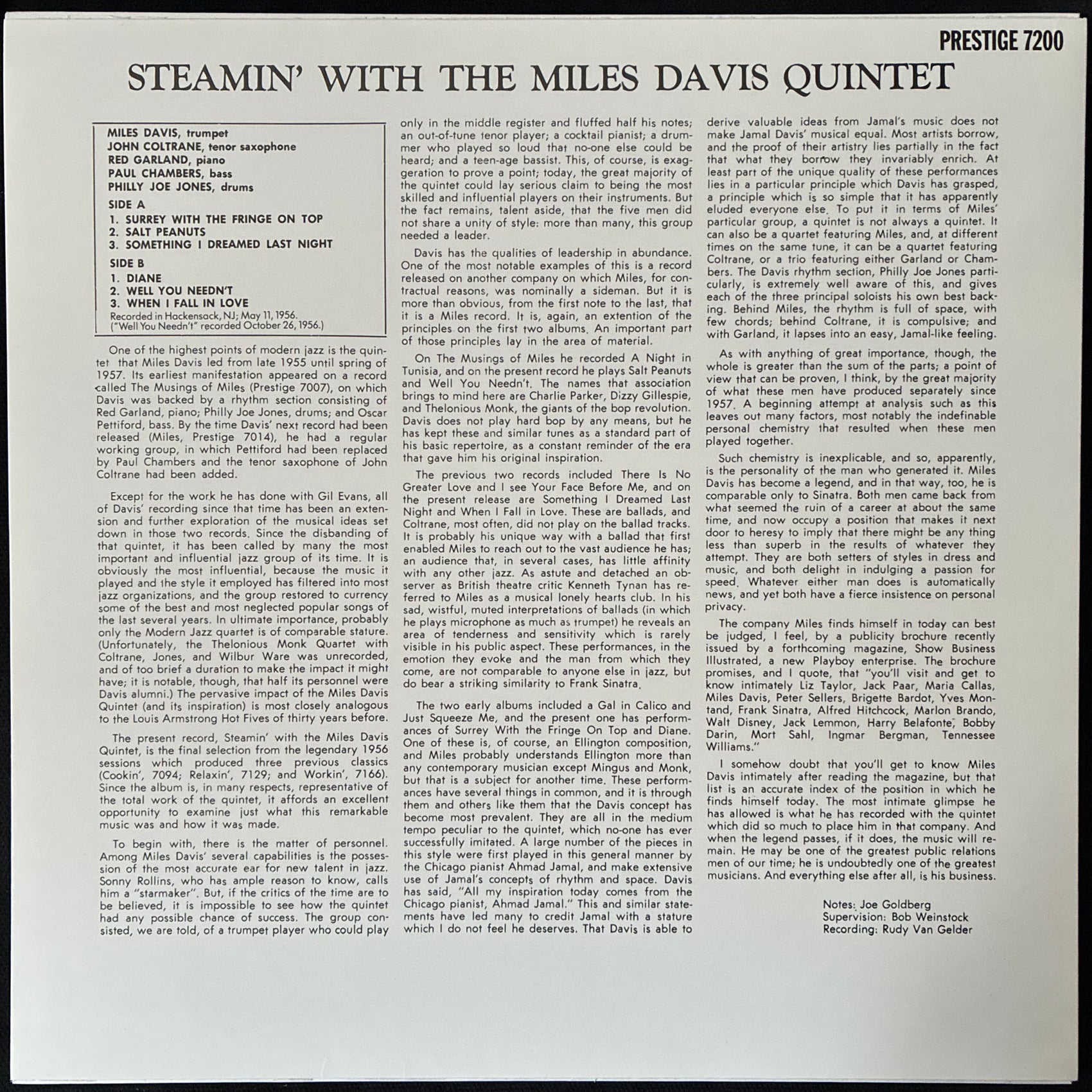 MILES DAVIS - THE GREAT PRESTIGE RECORDINGS (ANALOGUE PRODUCTIONS) (10x12" 180GM LPS) (USED VINYL 2008 US M-/M-) BOX SET