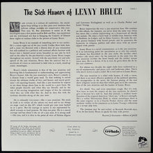 Load image into Gallery viewer, LENNY BRUCE - THE SICK HUMOUR OF LENNY BRUCE (USED VINYL 1984 UK M-/M-)

