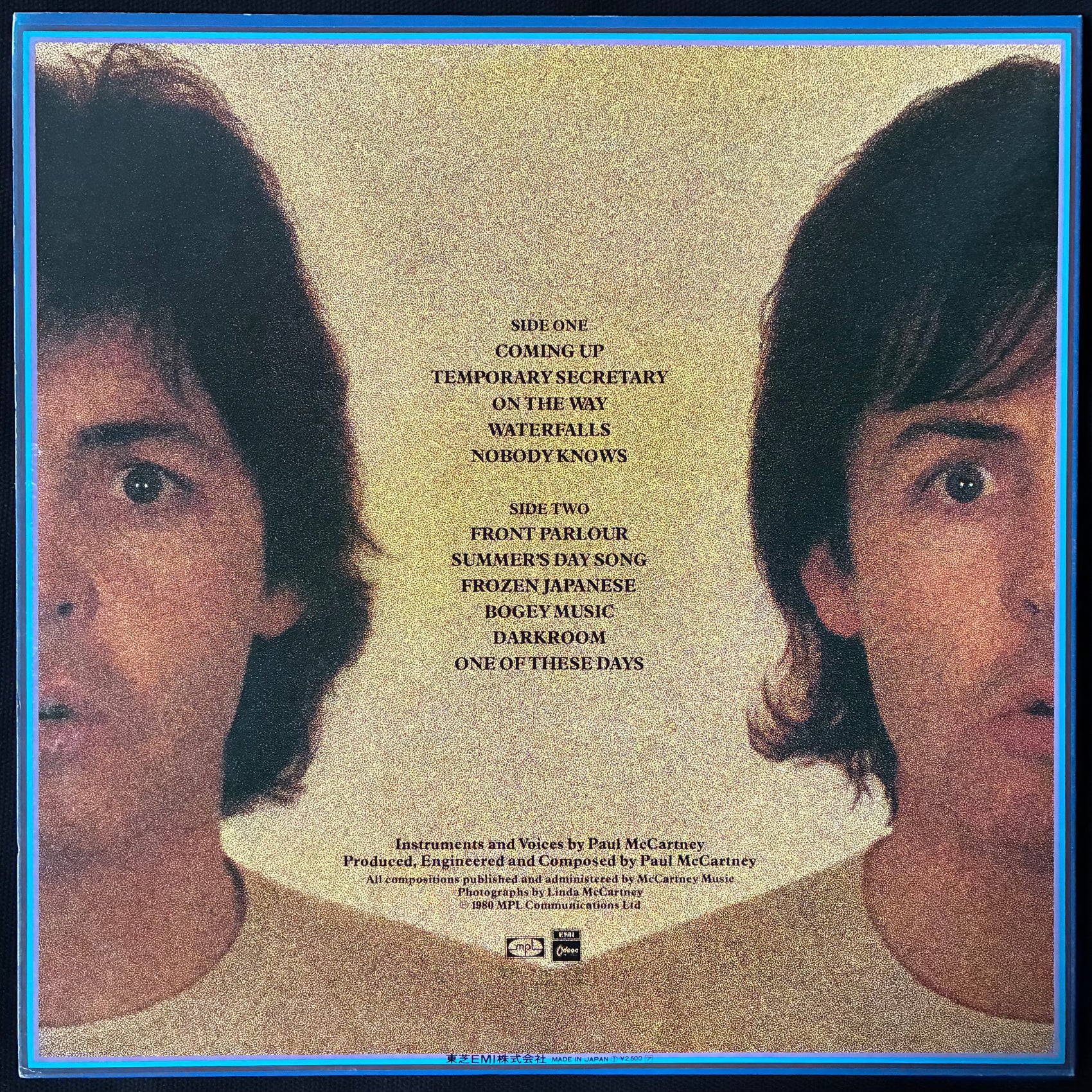 PAUL MCCARTNEY - MCCARTNEY II (USED VINYL 1980 JAPAN M-/EX+)