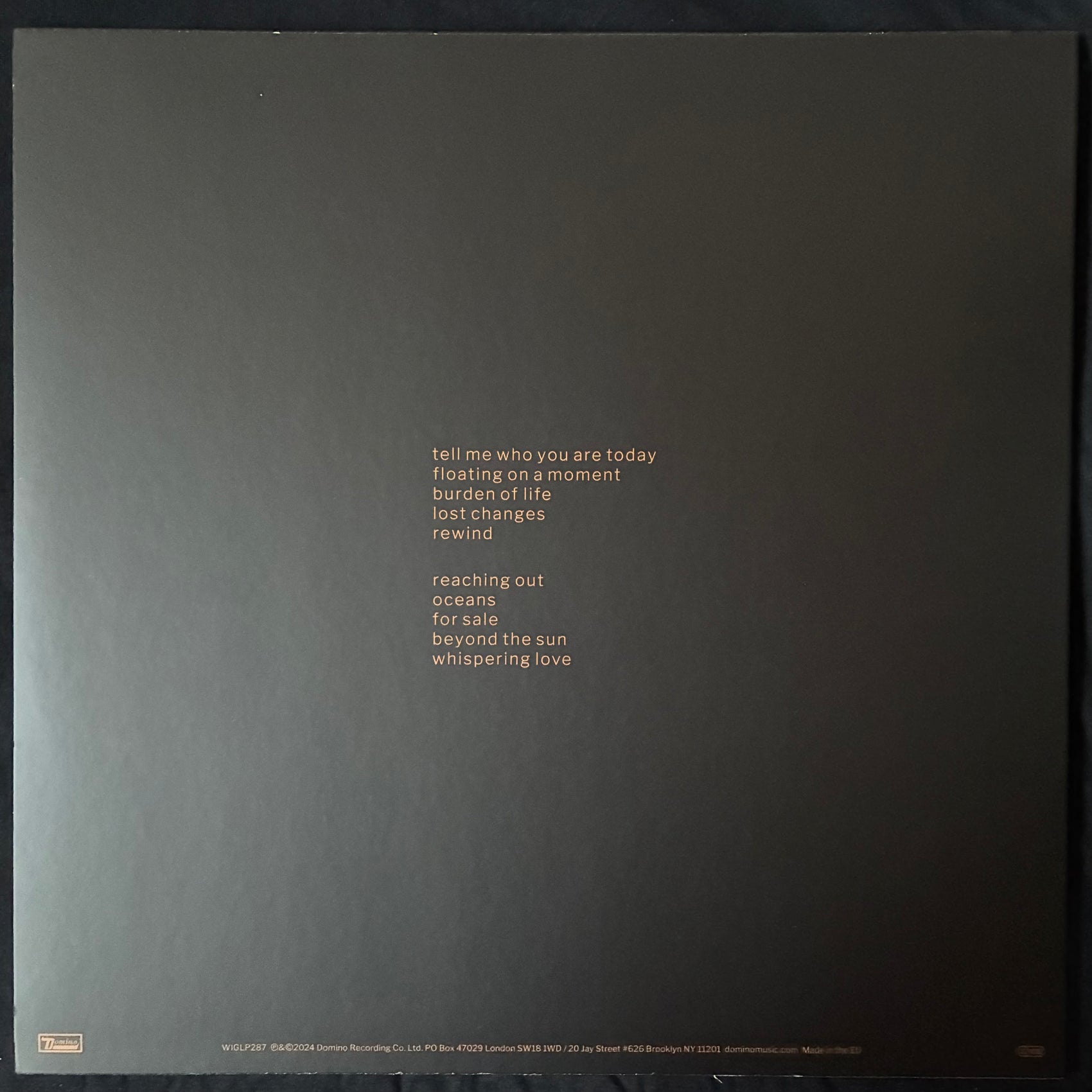 BETH GIBBONS - LIES OUTGROWN (USED VINYL 2024 EU M-/M-)