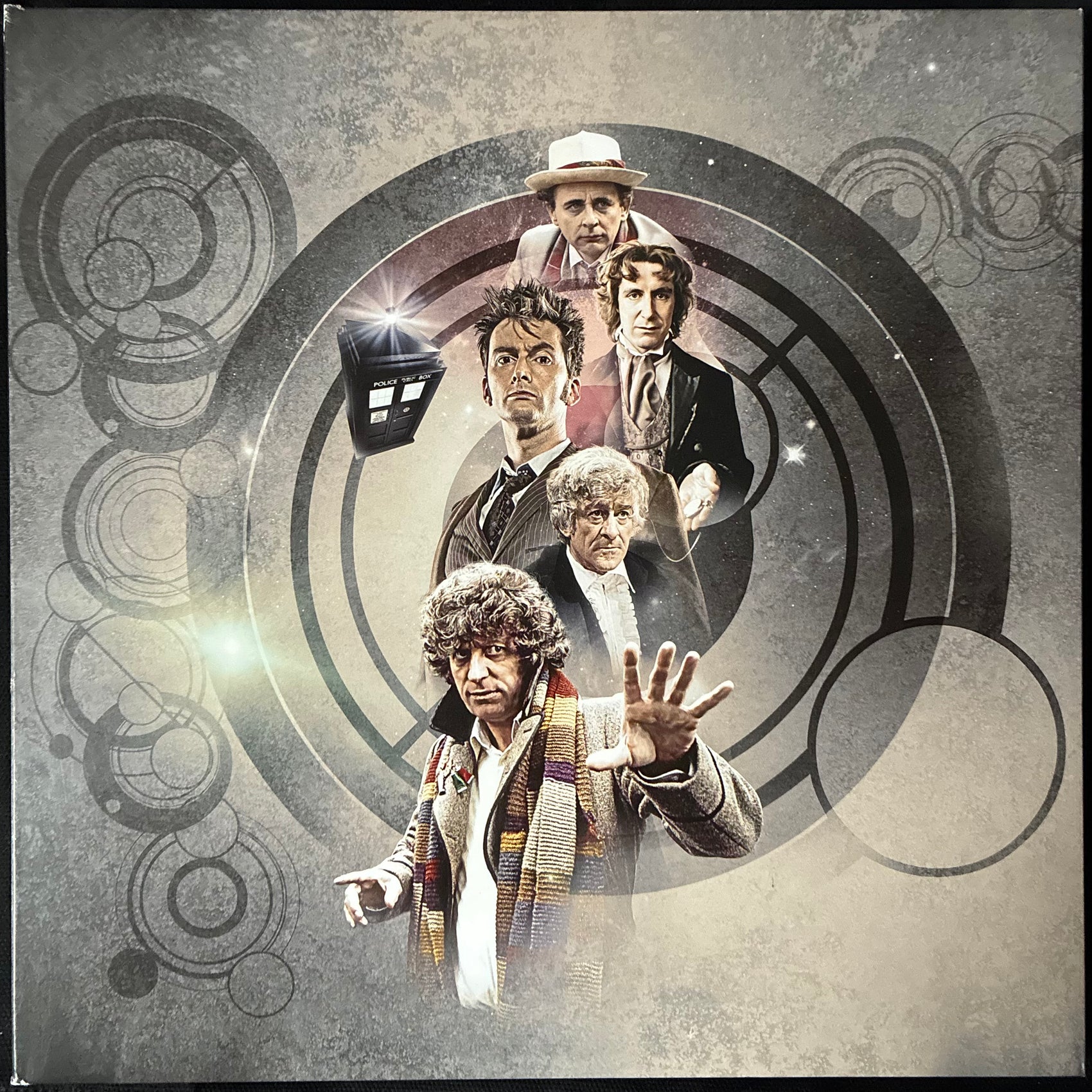 VARIOUS ARTISTS - DOCTOR WHO : THE 50TH ANNIVERSARY COLLECTION (4LP BOX SET) (SILVER COLOURED) (USED VINYL BOX SET 2016 US M-/M-)