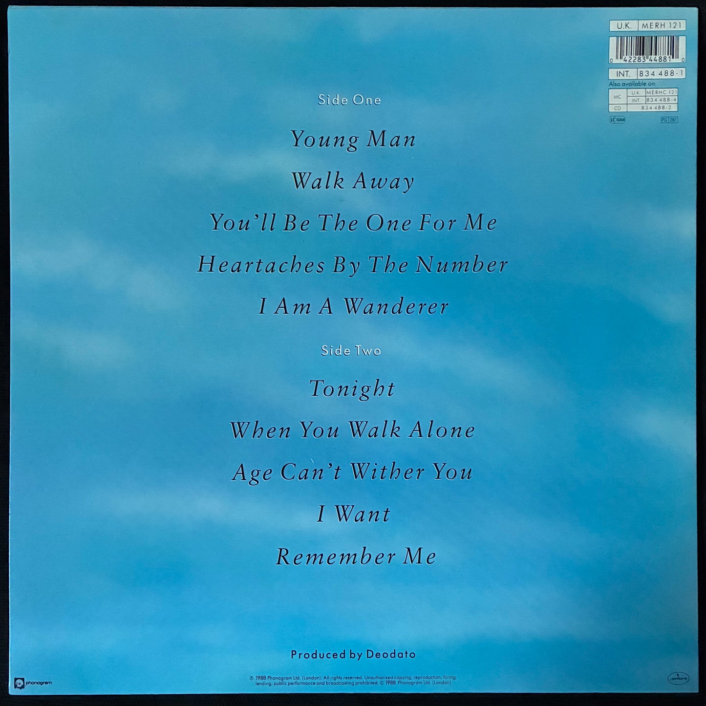 KEVIN ROWLAND - THE WANDERER (USED VINYL 1988 UK/EU M-/M-)