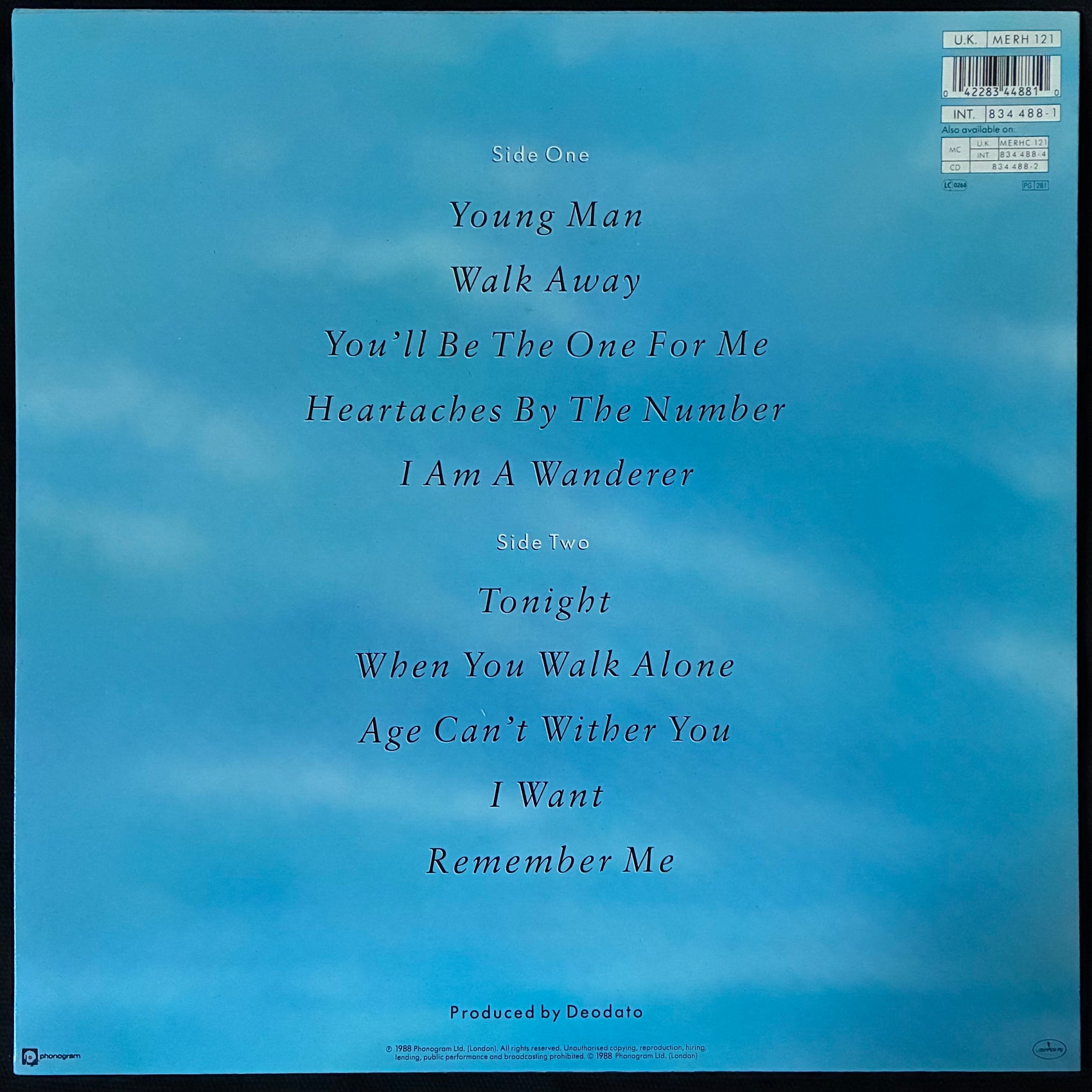 KEVIN ROWLAND - THE WANDERER (USED VINYL 1988 UK/EU M-/M-)