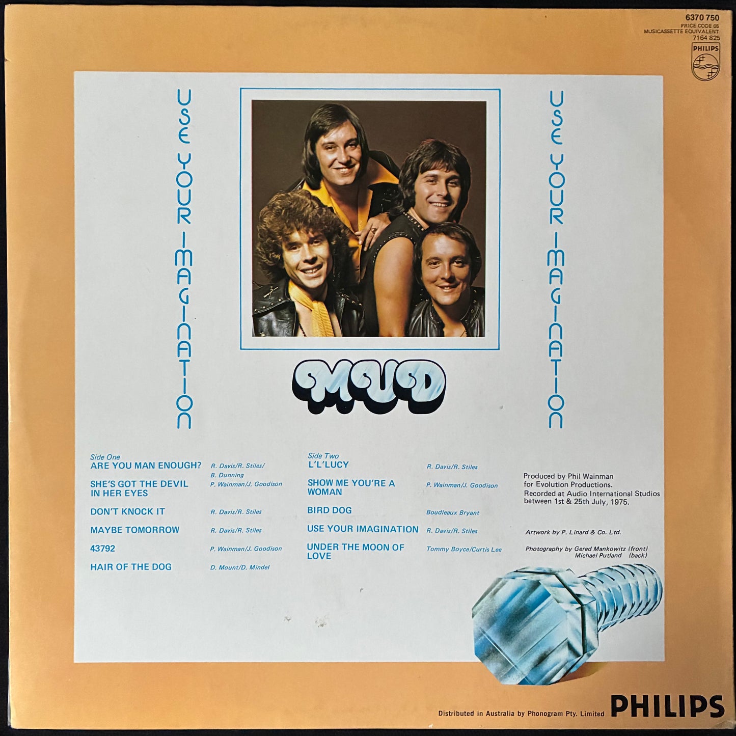 MUD - USE YOUR IMAGINATION (USED VINYL 1975 AUS EX+/EX+)