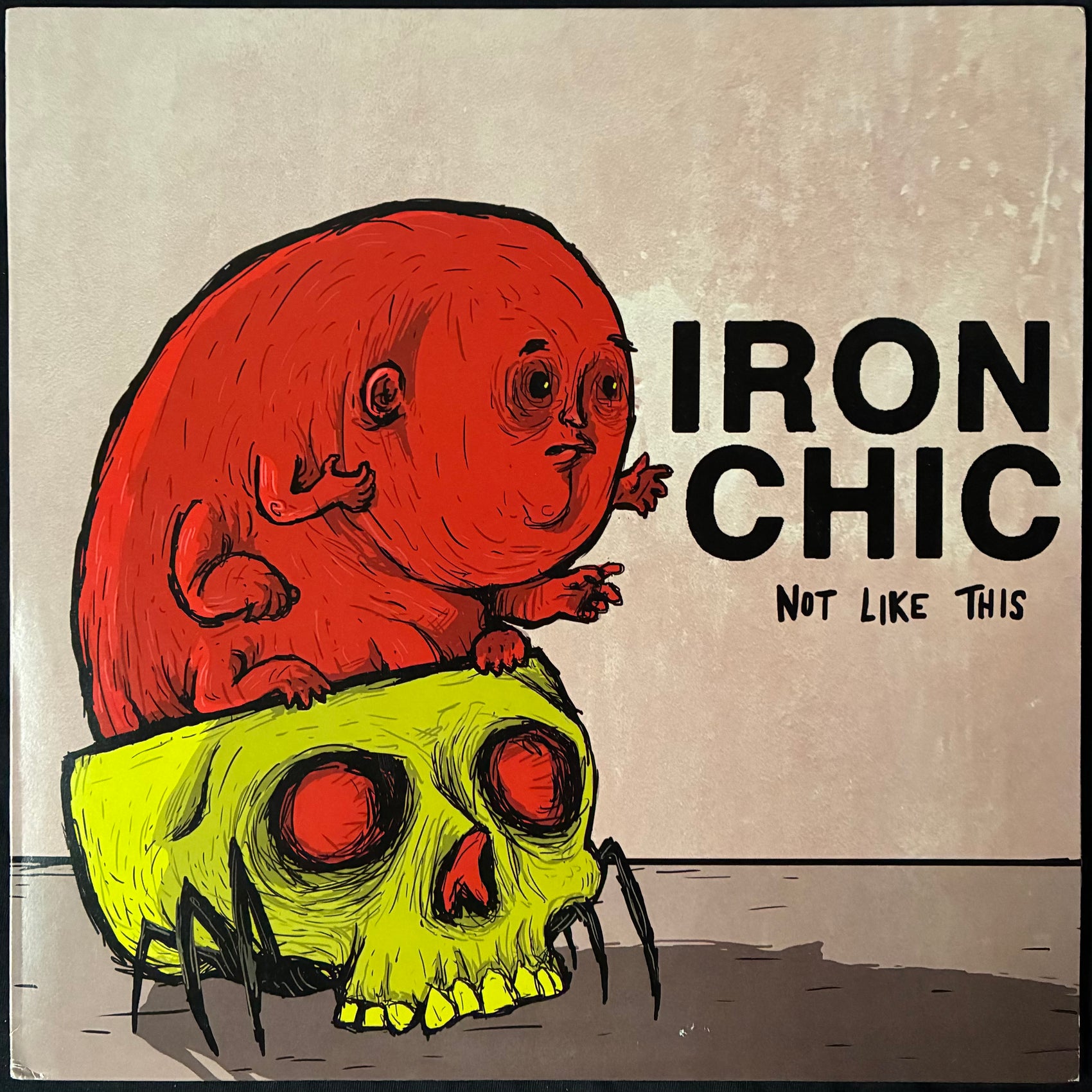 IRON CHIC - NOT LIKE THIS (PINK COLOURED) (USED VINYL 2010 US M-/M-)